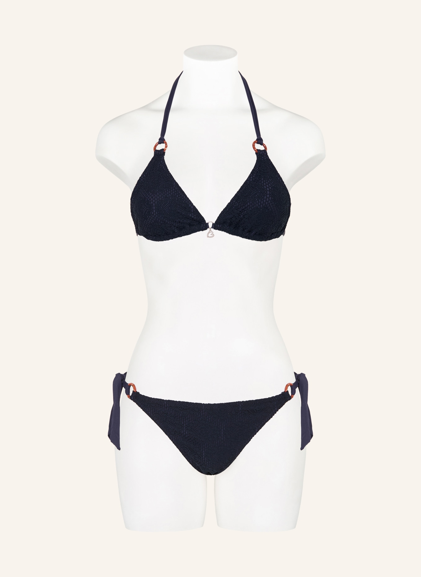 BANANA MOON Triangel-Bikini YERODASIA SUNLACE: DUNKELBLAU