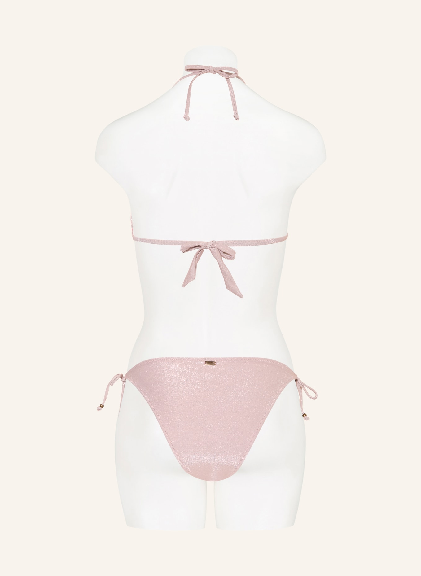 BANANA MOON Triangel-Bikini CRICOMASSA mit Glitzergarn: ROSÉ