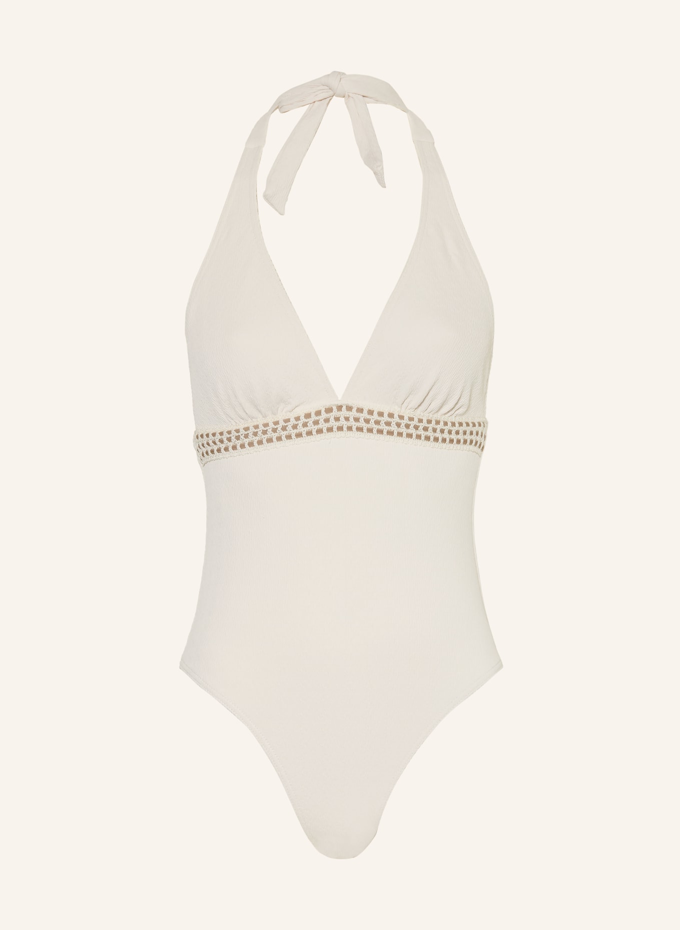 BANANA MOON Neckholder-Badeanzug ROSAE MARANY: ECRU