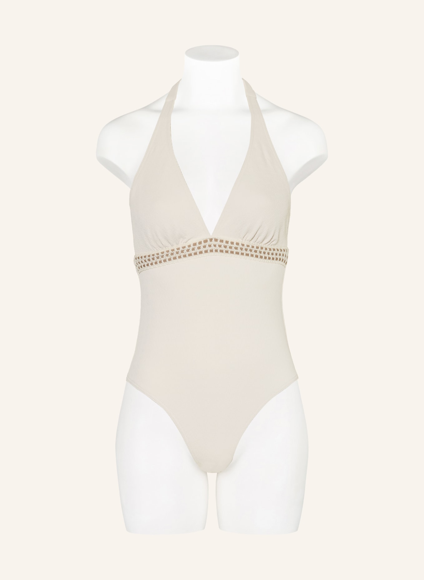 BANANA MOON Neckholder-Badeanzug ROSAE MARANY: ECRU