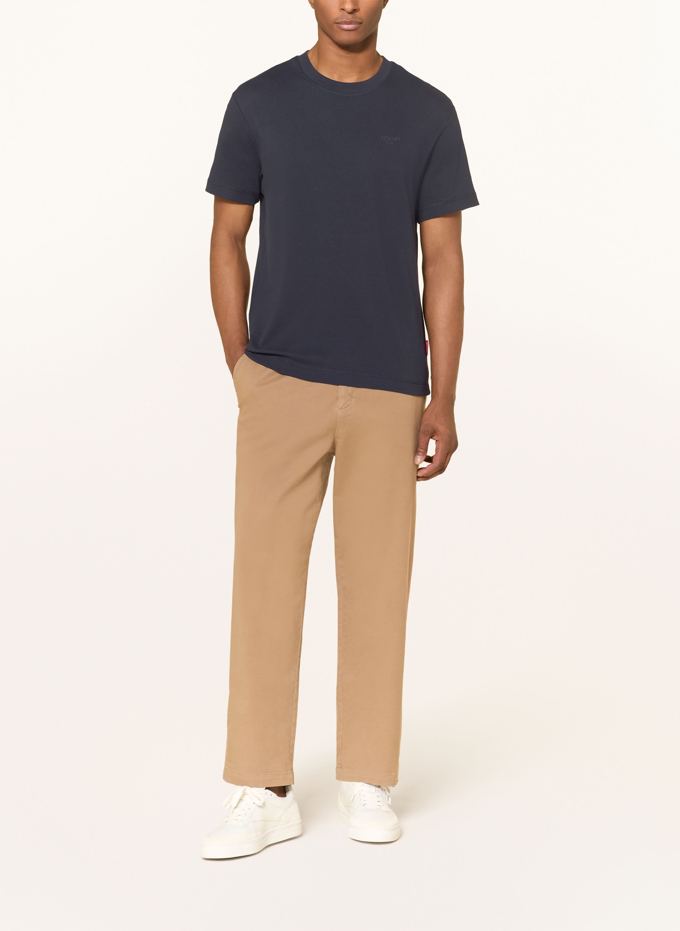 JOOP! JEANS AMAREUS piqué T-shirt: DARK BLUE / RED