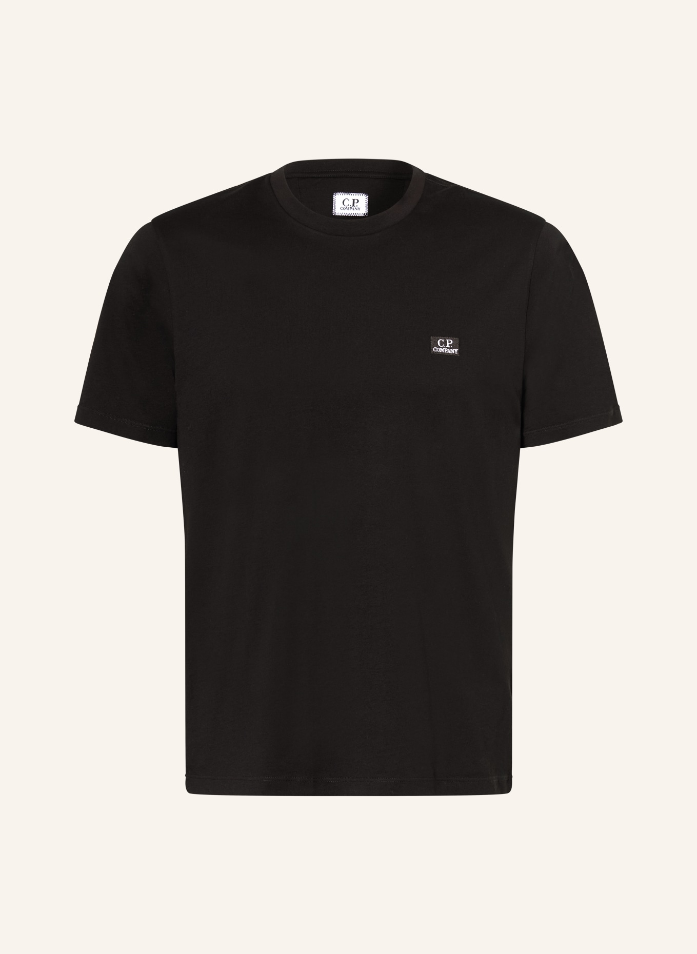C.P. COMPANY T-Shirt: SCHWARZ / WEISS