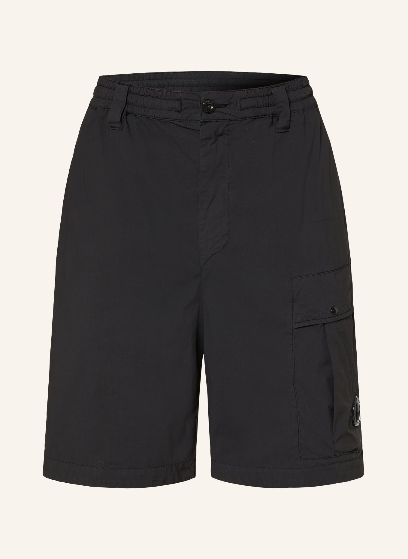 C.P. COMPANY Cargoshorts: SCHWARZ