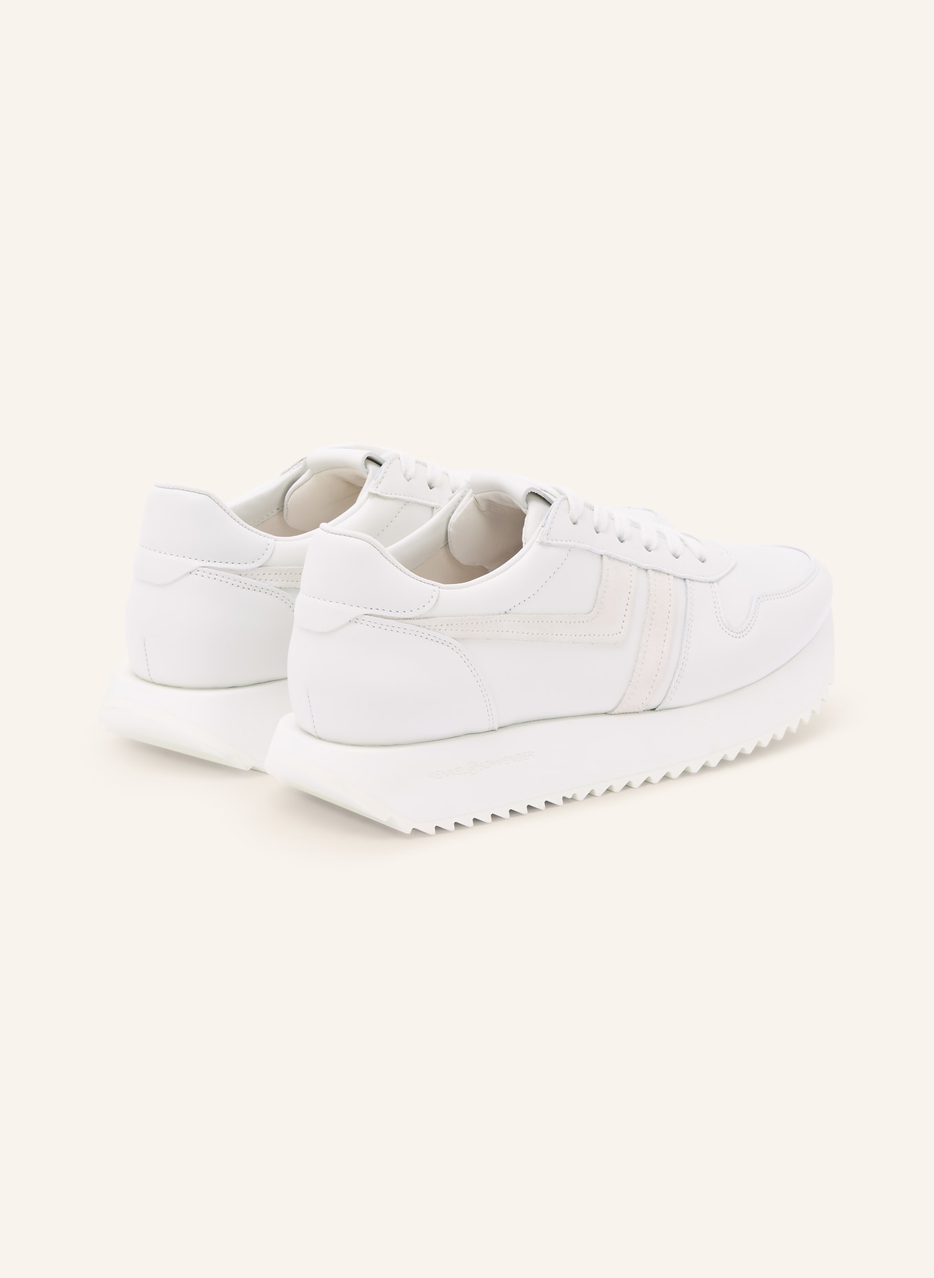 KENNEL & SCHMENGER FLASH sneaker: WHITE