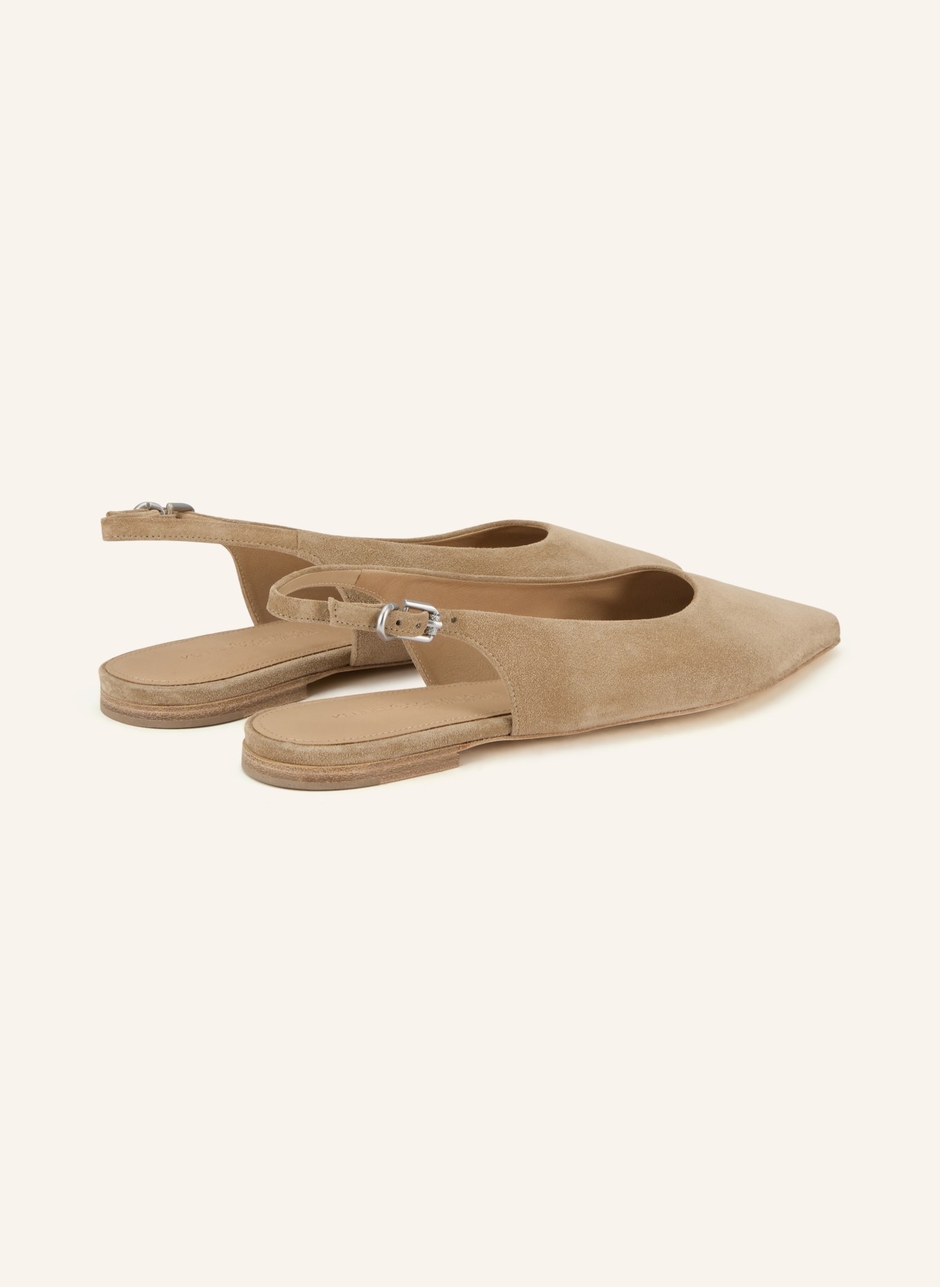 KENNEL & SCHMENGER Baleriny na rzemykach NIKA: CAMELOWY