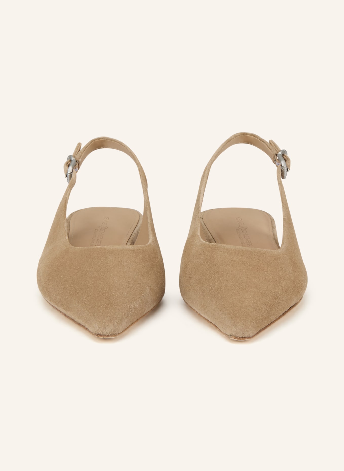 KENNEL & SCHMENGER Baleriny na rzemykach NIKA: CAMELOWY