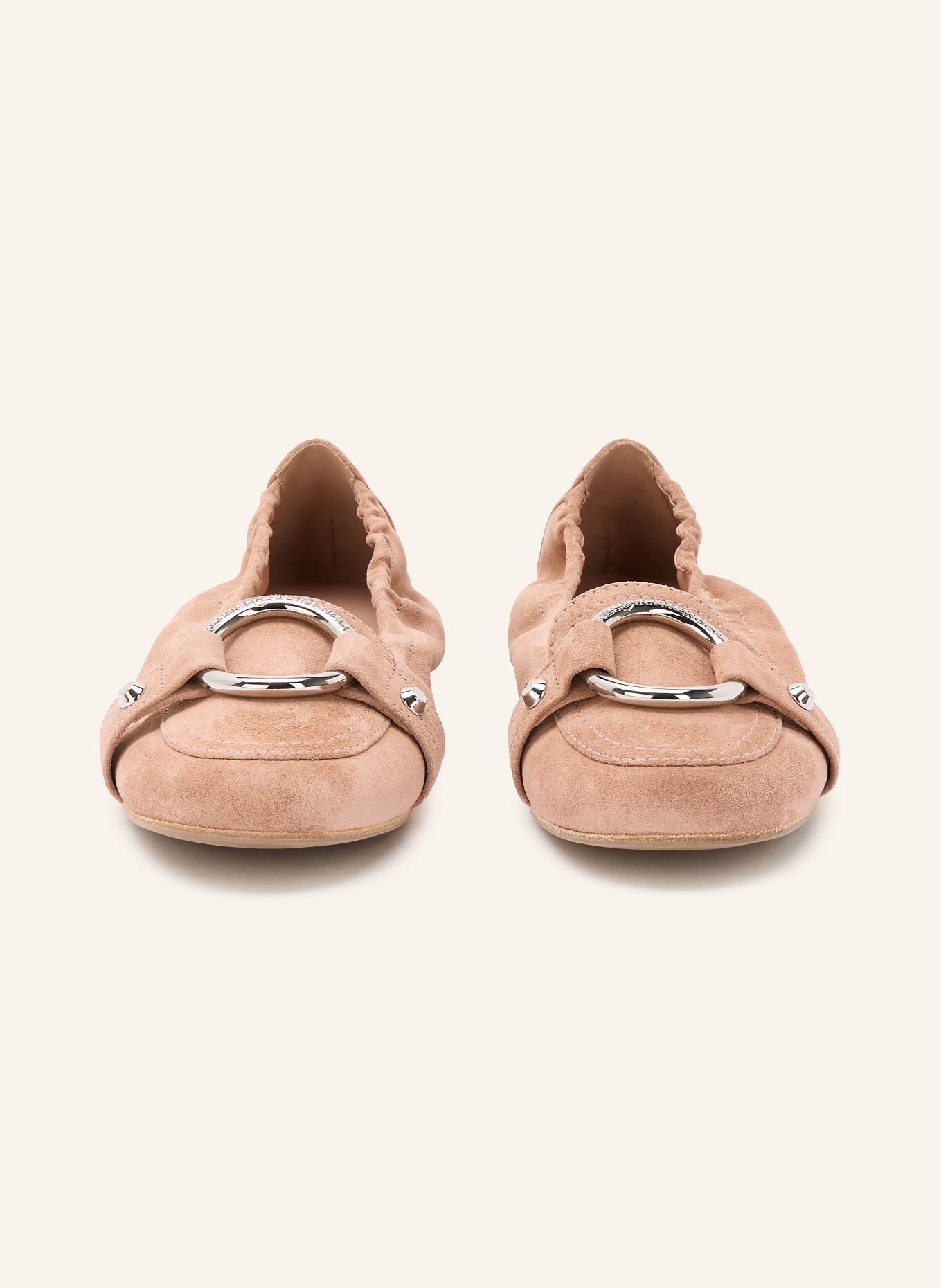 KENNEL & SCHMENGER Baleriny LOLA: BRUDNY RÓŻ / SREBRNY