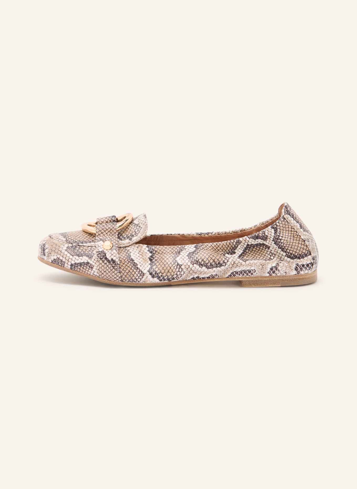 KENNEL & SCHMENGER Ballerinas LOLA: BEIGE / GOLD