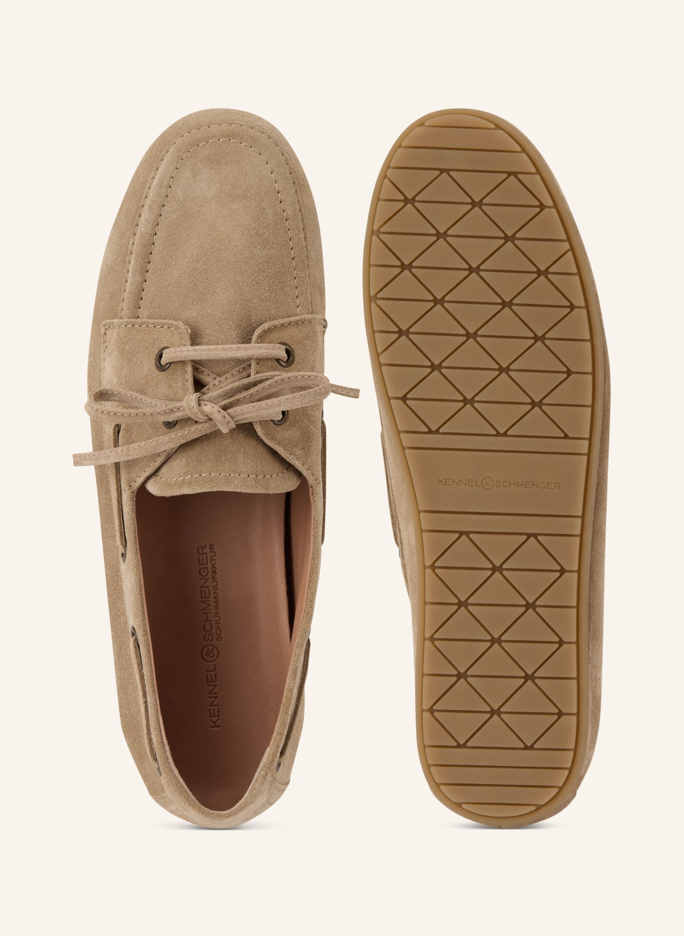 KENNEL & SCHMENGER Bootsschuhe DROP: BEIGE