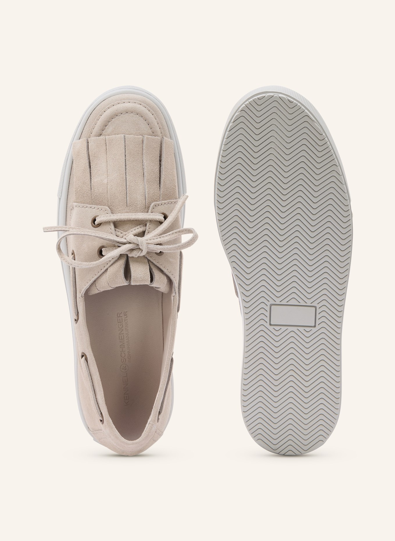 KENNEL & SCHMENGER Buty żeglarskie LENI: JASNOCZARY