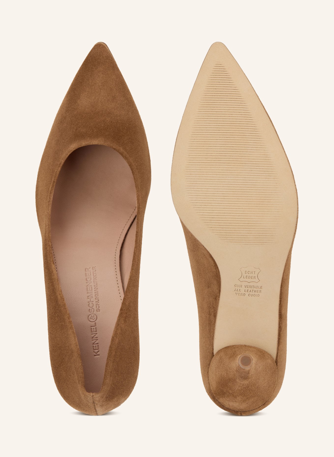 KENNEL & SCHMENGER ISA pumps: BROWN