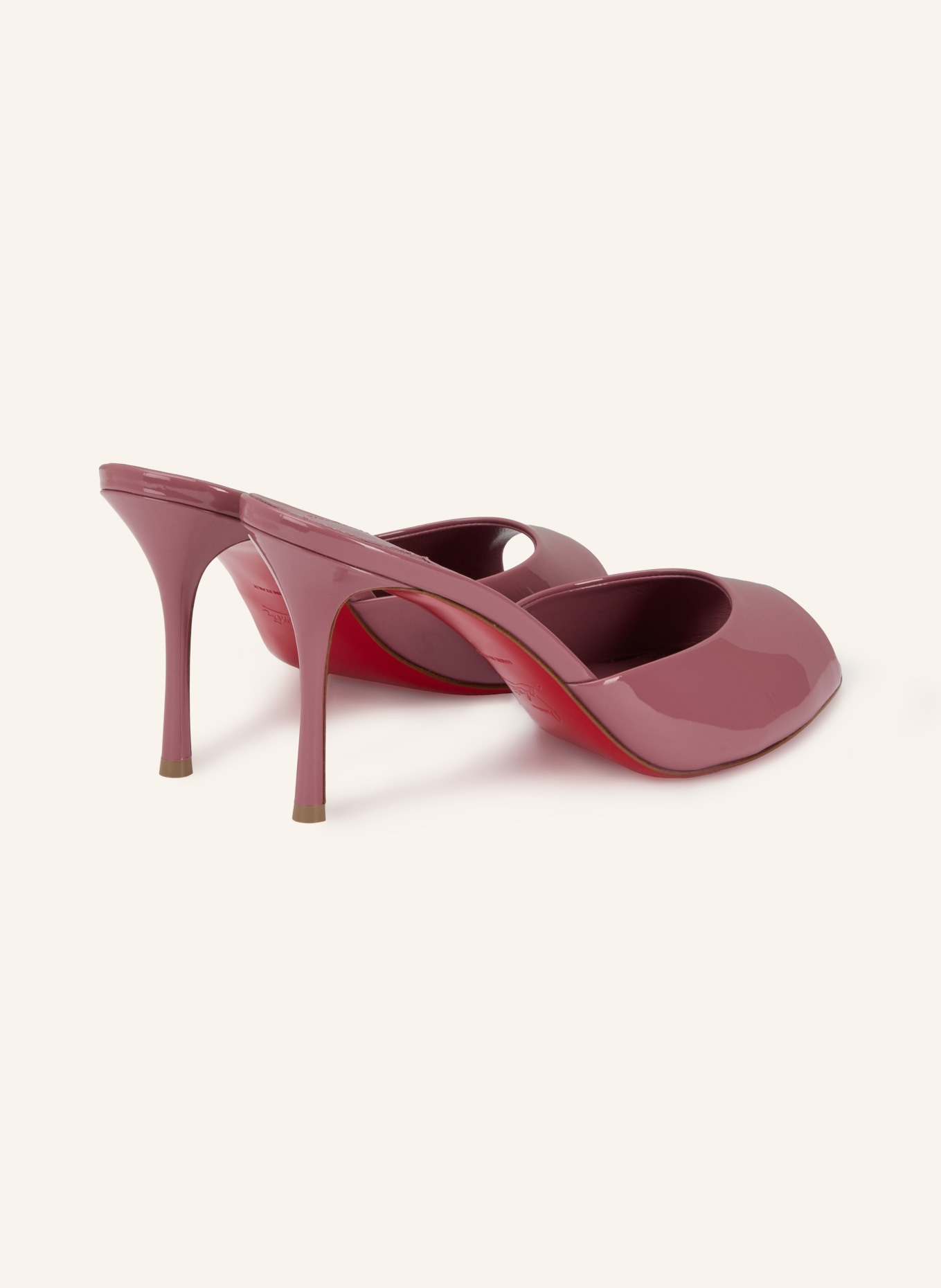 Christian Louboutin Lack-Mules ME DOLLY: ALTROSA
