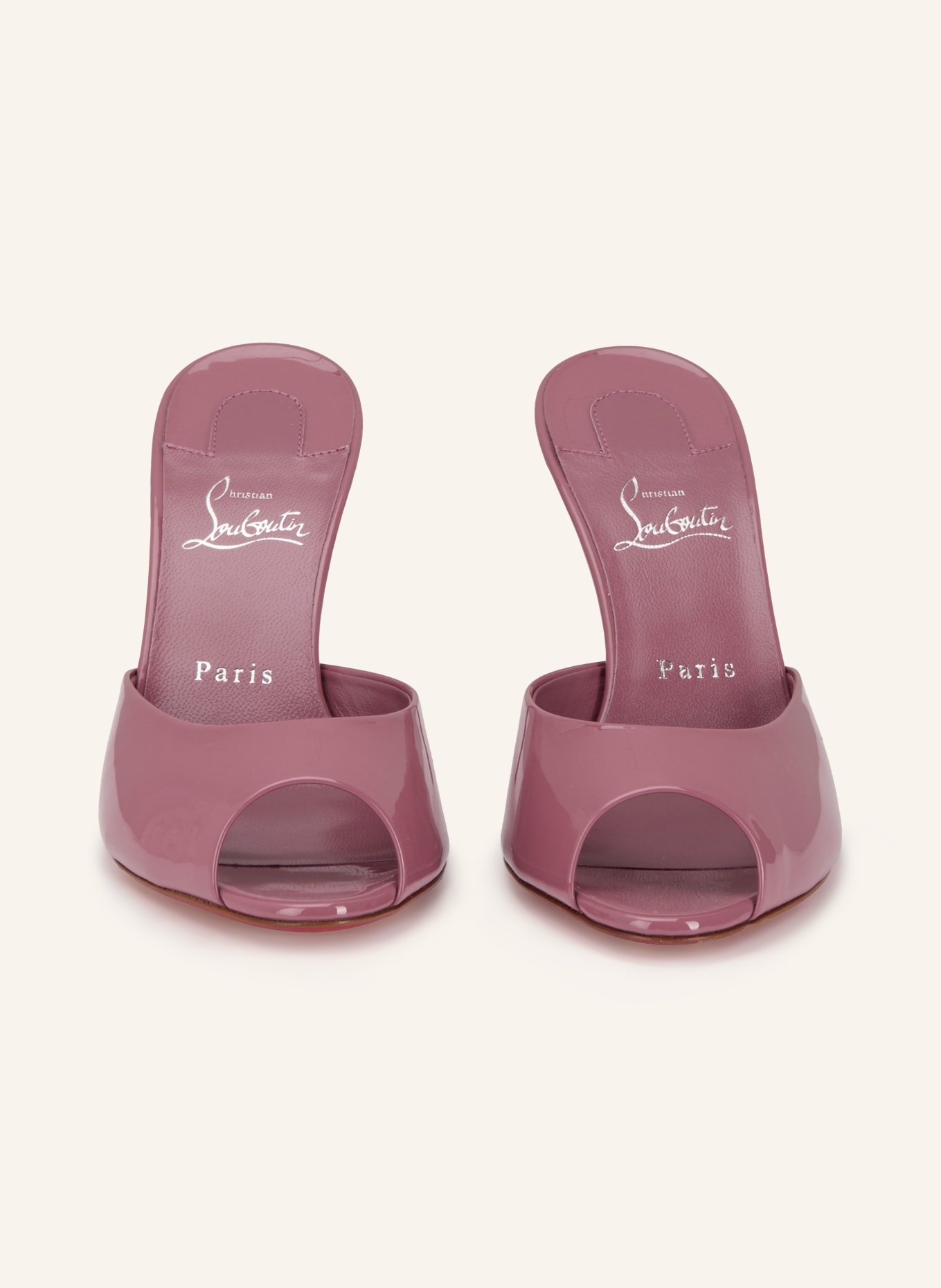 Christian Louboutin Lack-Mules ME DOLLY: ALTROSA