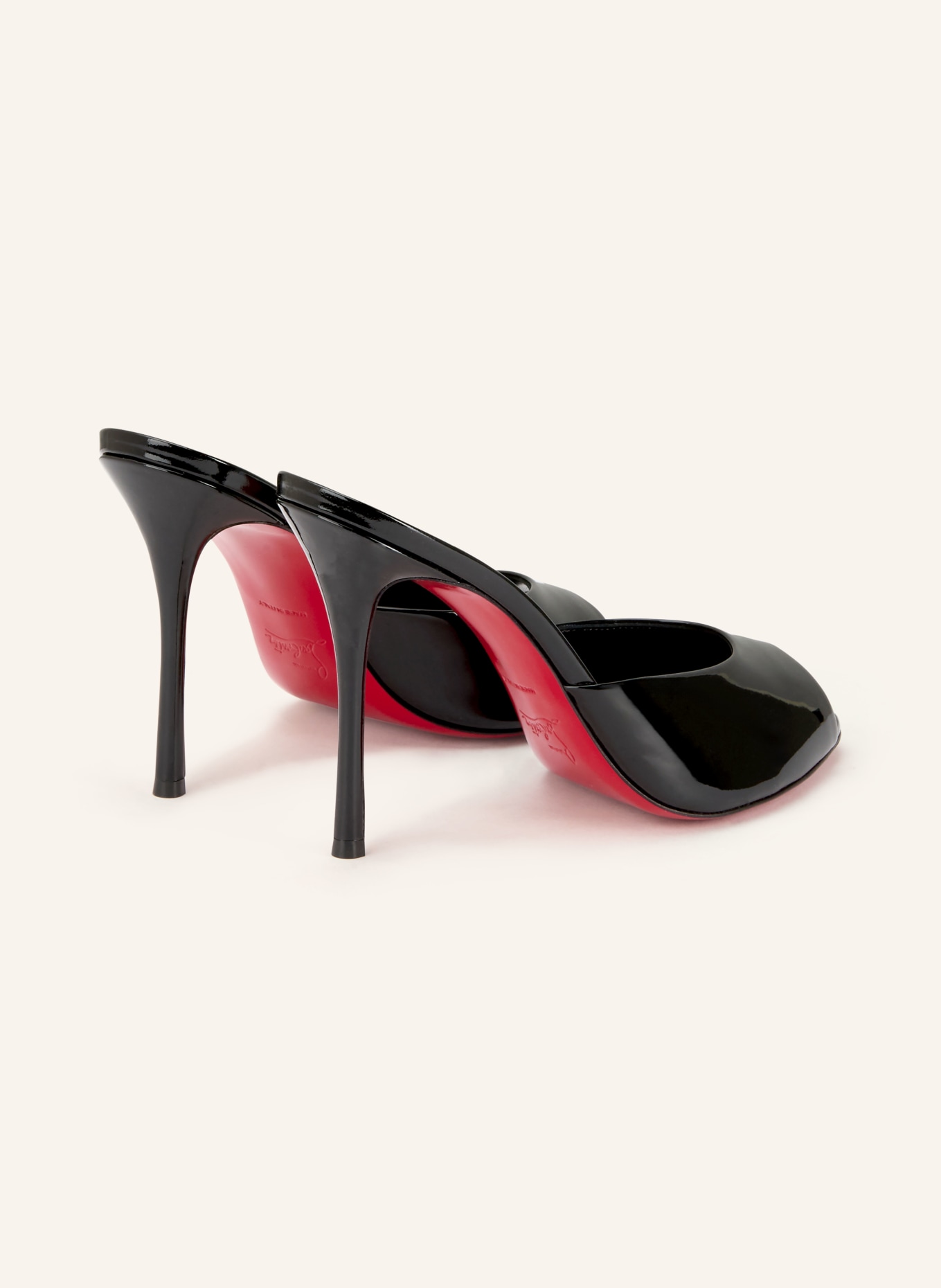 Christian Louboutin Mules ME DOLLY 100: SCHWARZ