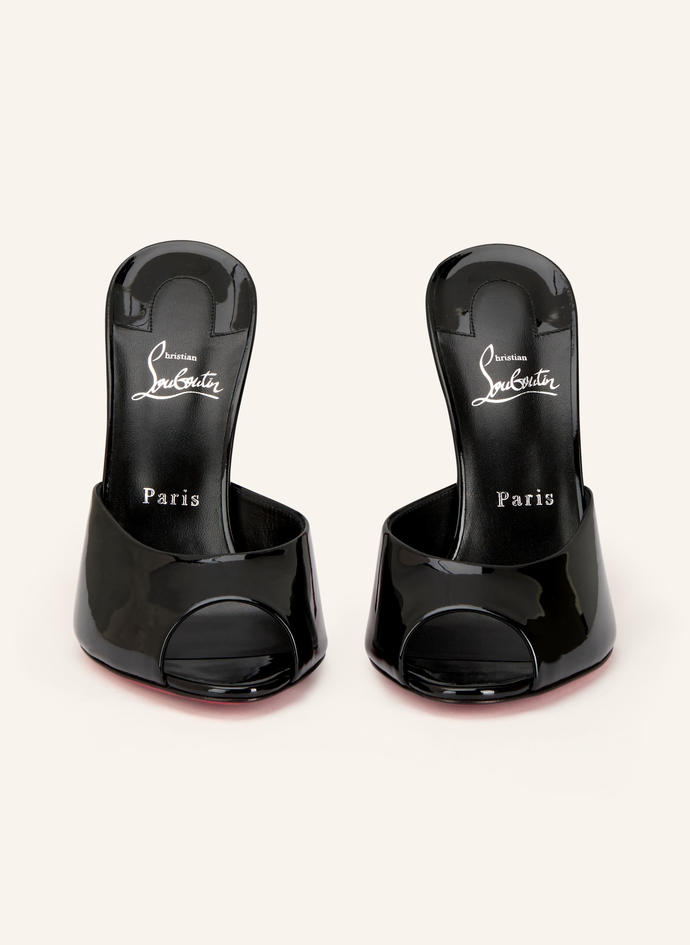 Christian Louboutin Mules ME DOLLY 100: SCHWARZ