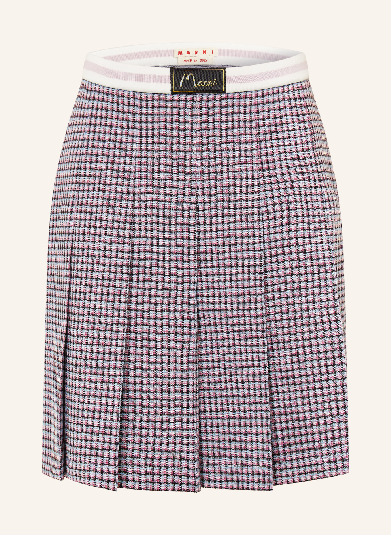 MARNI Faltenrock: ALTROSA / HELLBLAU / SCHWARZ