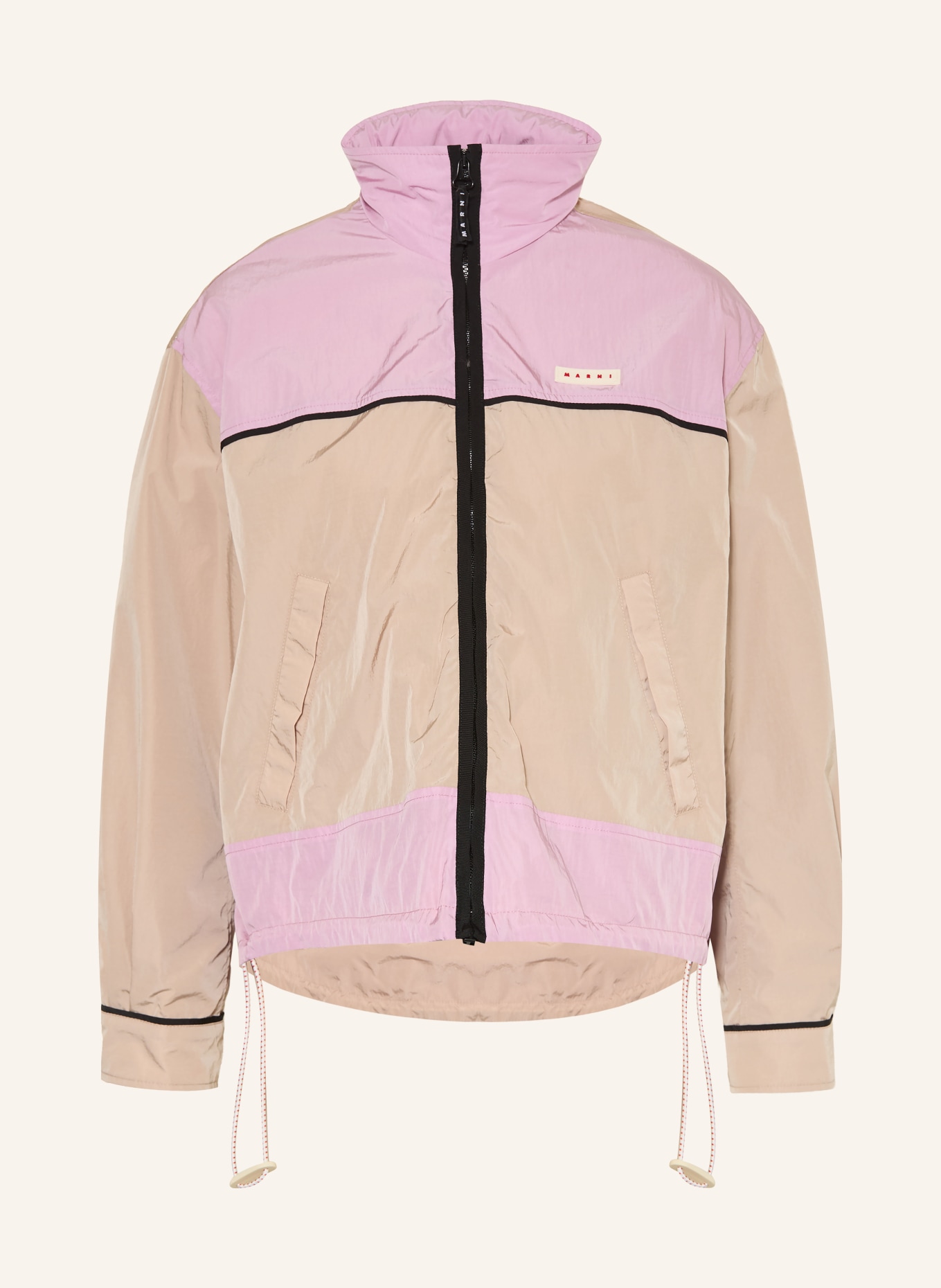 MARNI blouson: BEIGE / ROSE
