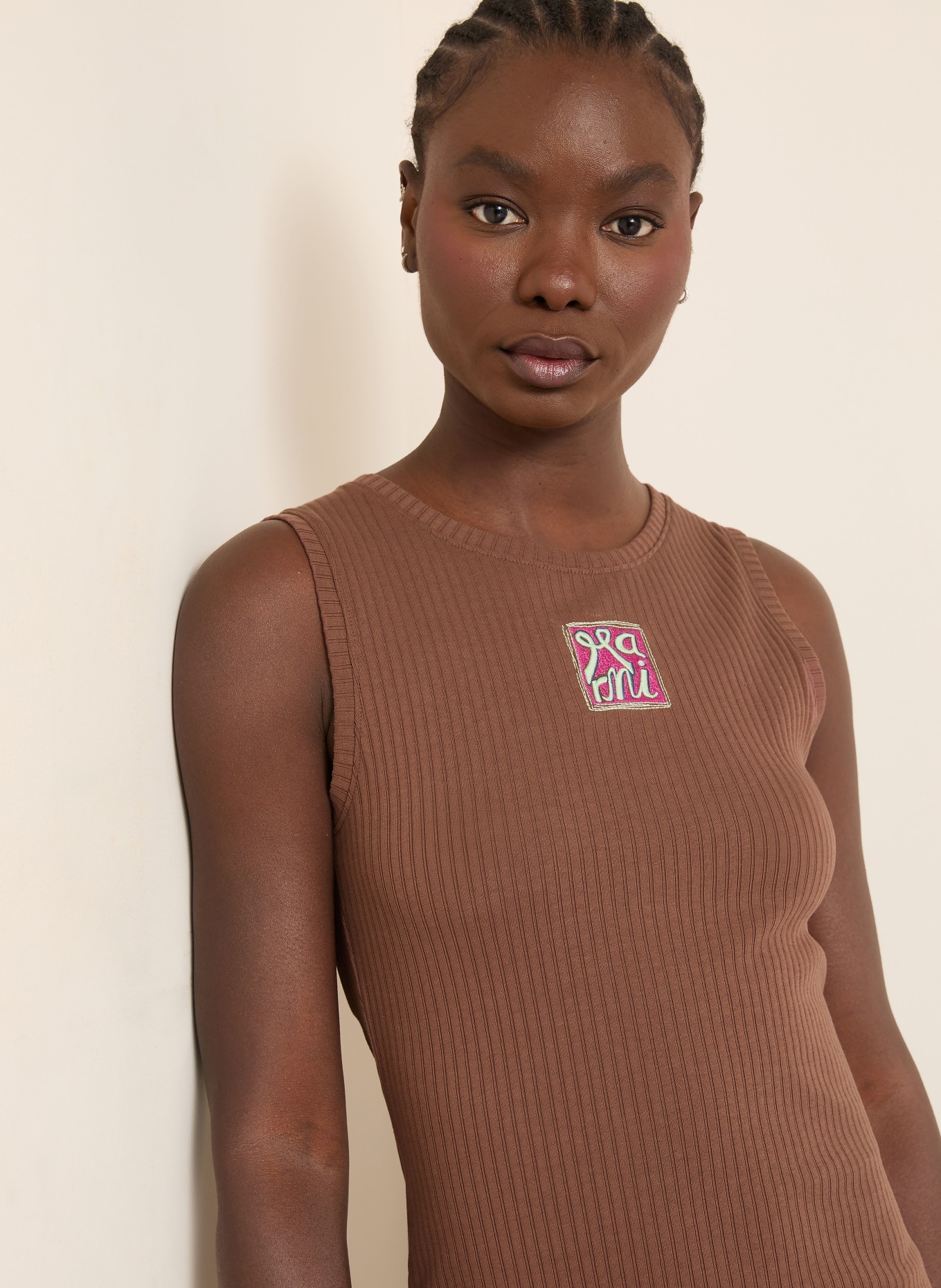 MARNI Jerseykleid: BRAUN