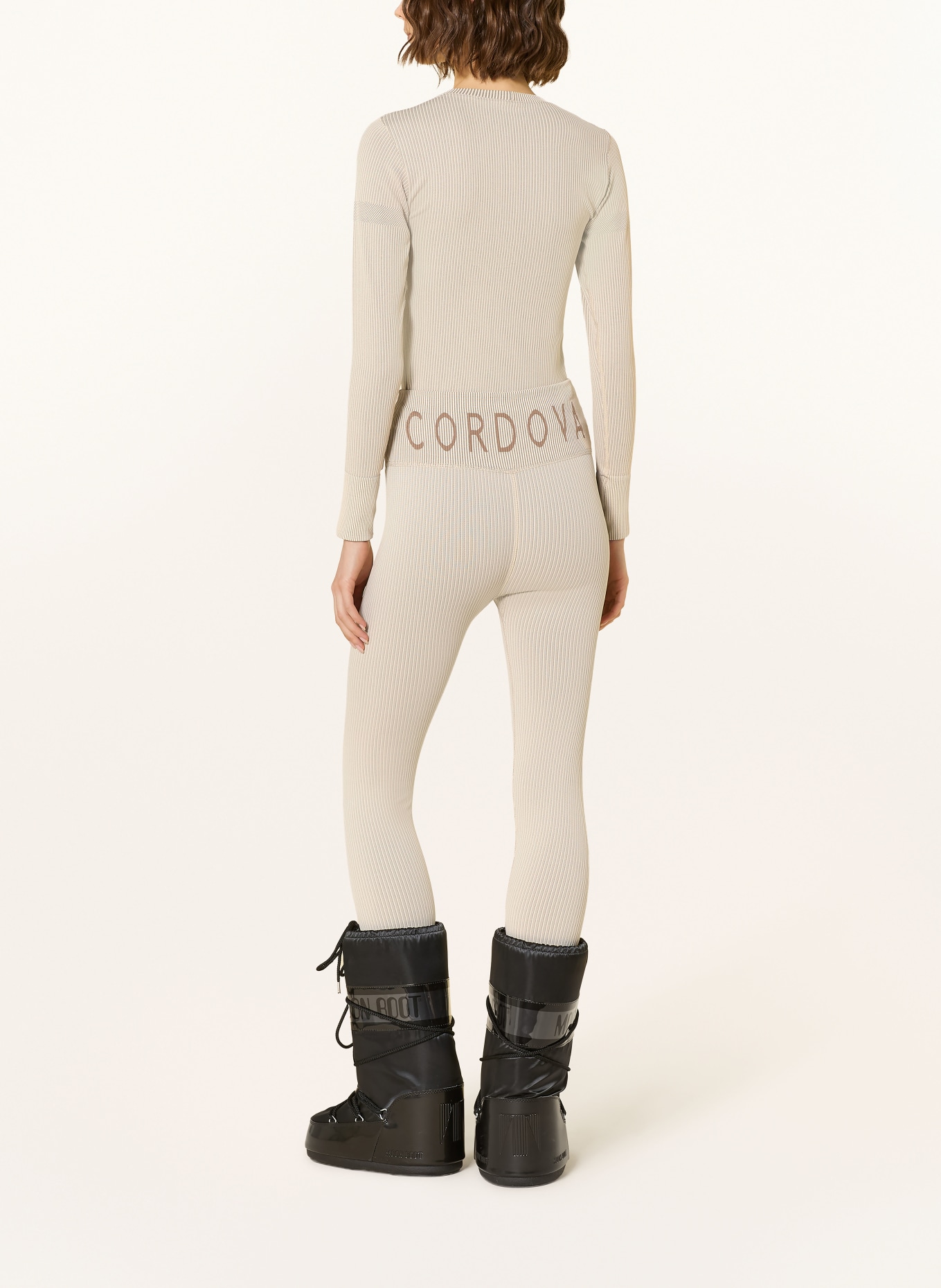 CORDOVA Funktionsshirt BASELAYER: ECRU / GRAU