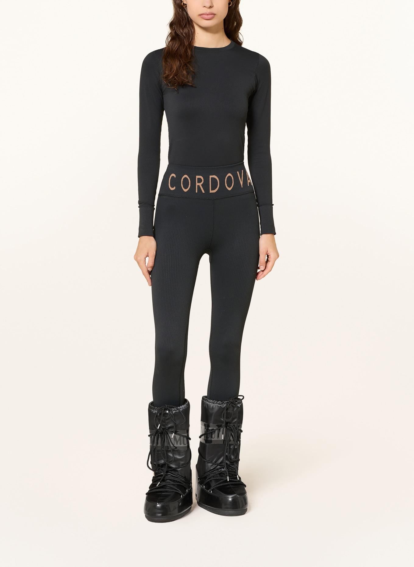 CORDOVA BASELAYER functional shirt: BLACK