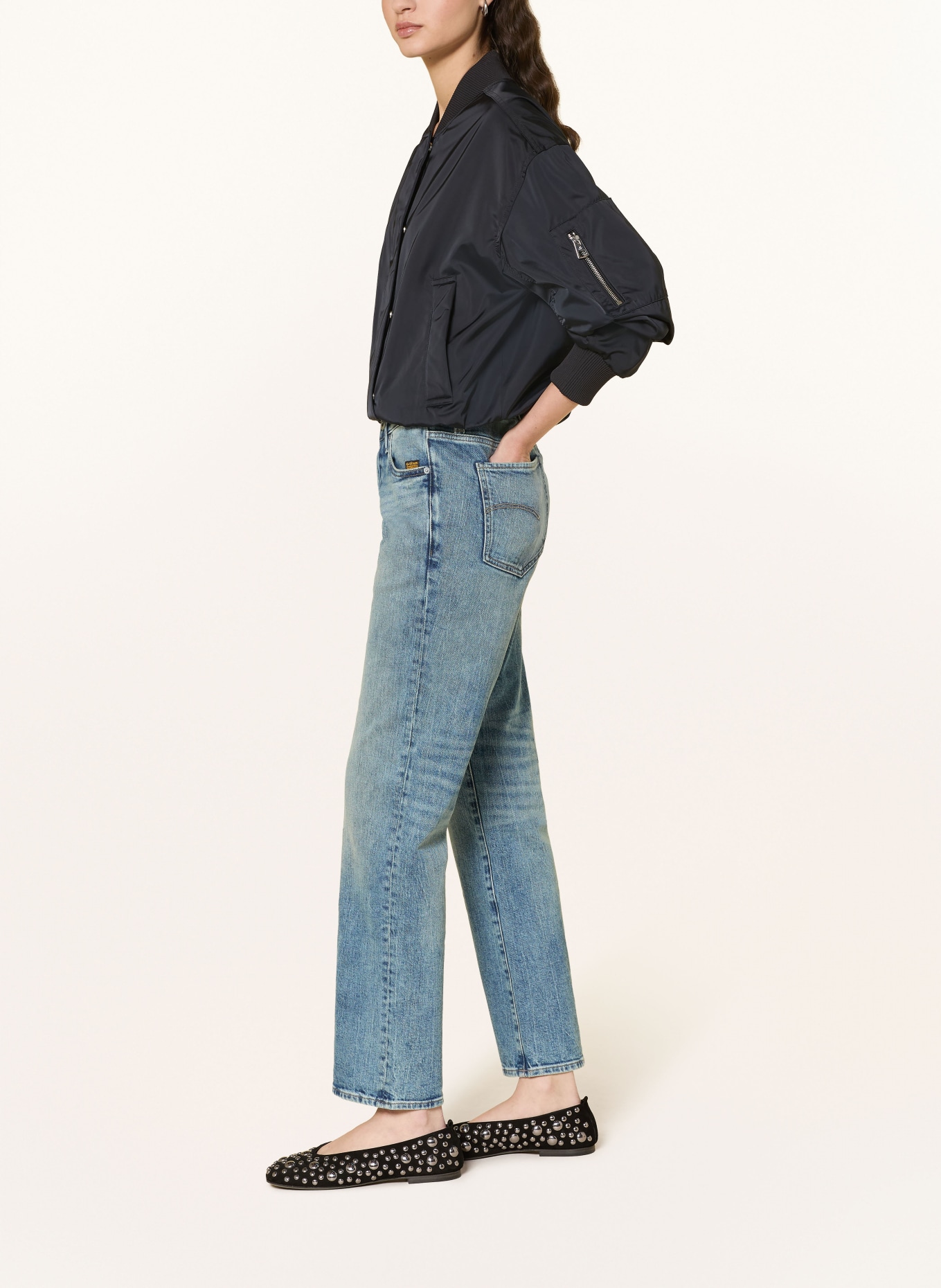 G-Star Straight Jeans: H914 faded blue halite