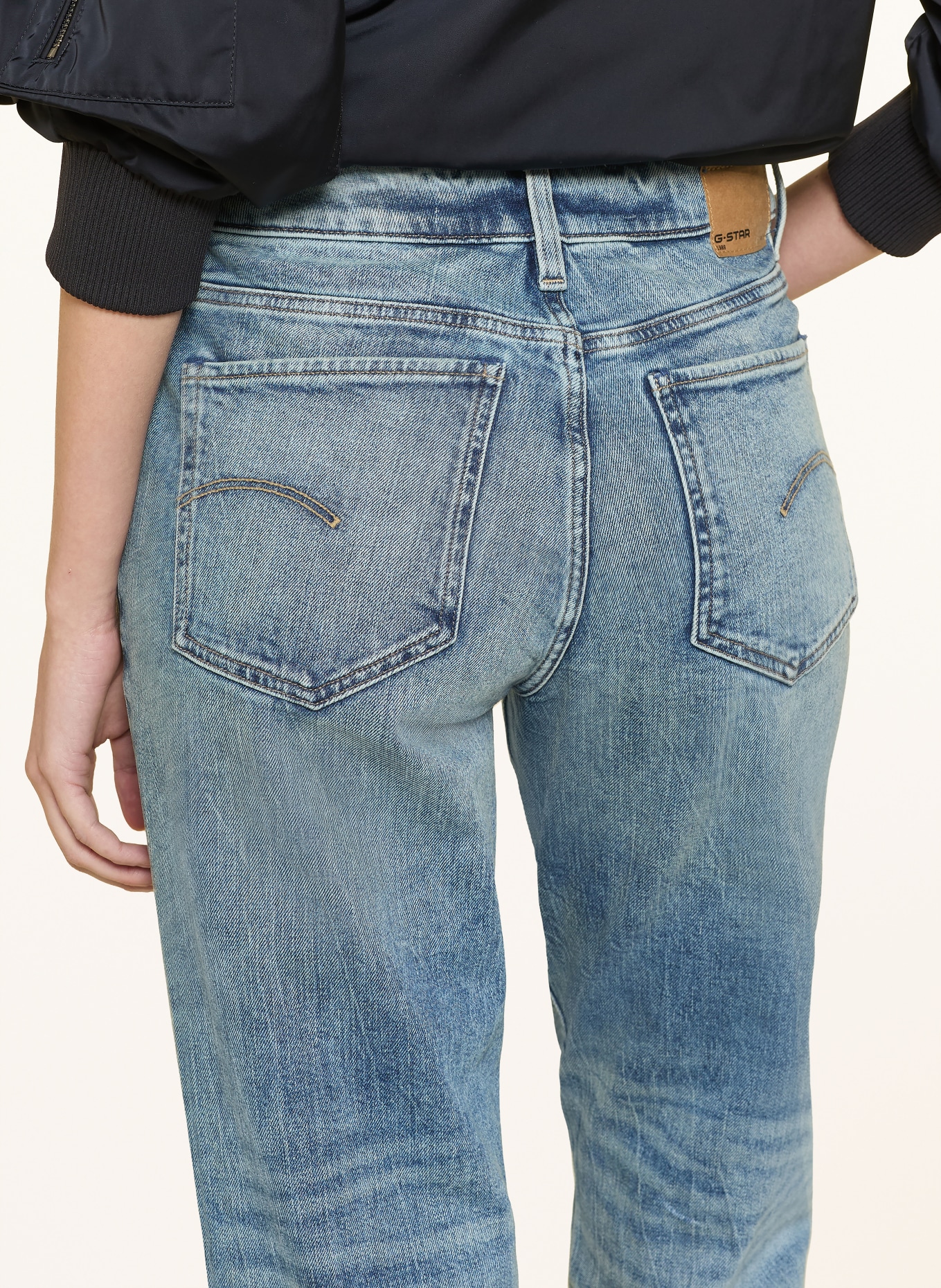 G-Star Straight Jeans: H914 faded blue halite