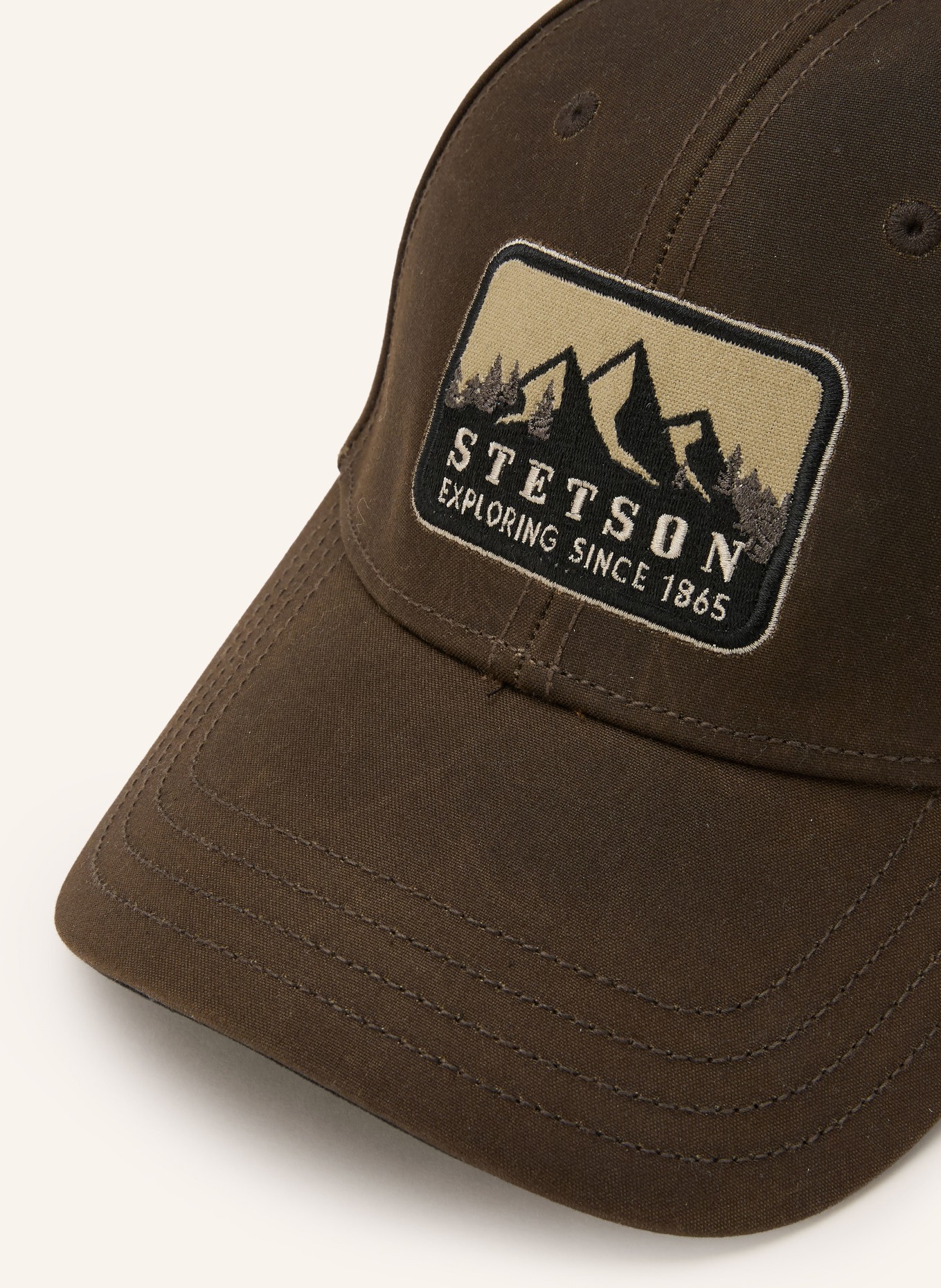 STETSON czapka: CIEMNOBRĄZOWY