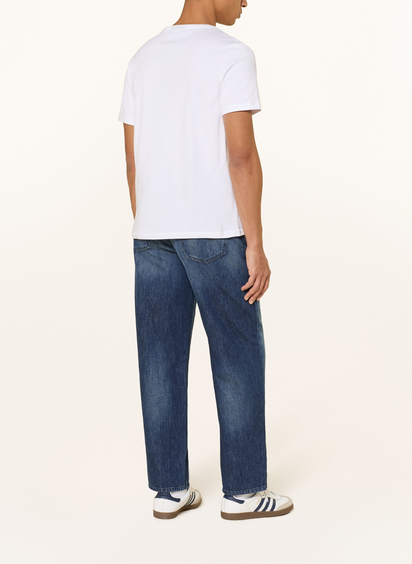 ELBSAND KLAAS T-shirt: WHITE