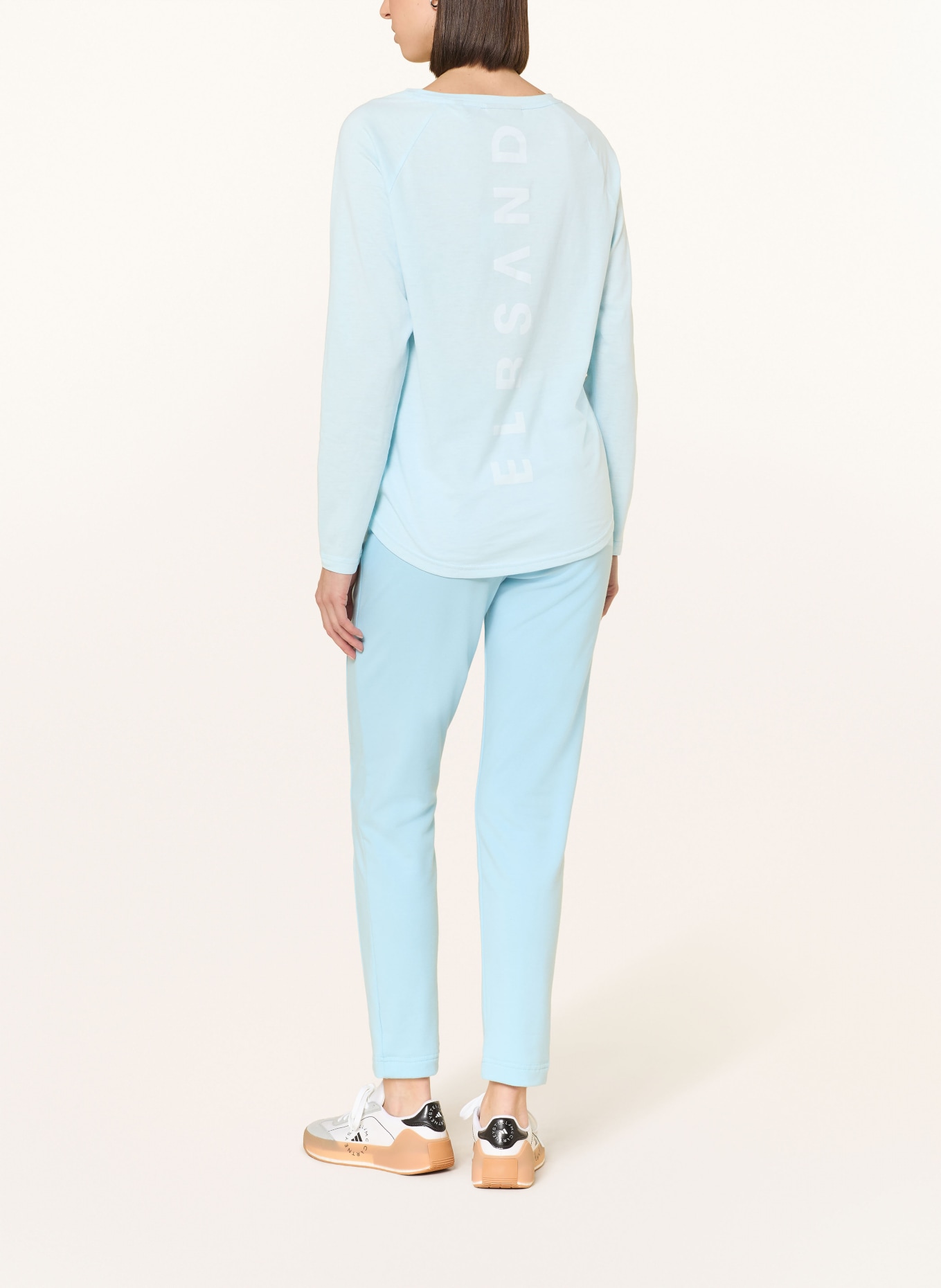 ELBSAND Long-sleeved TIRA: LIGHT BLUE
