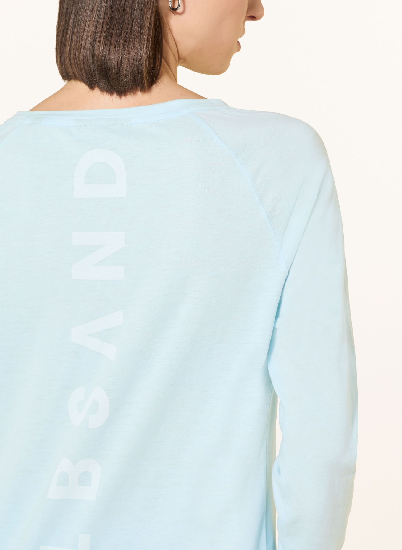 ELBSAND Long-sleeved TIRA: LIGHT BLUE