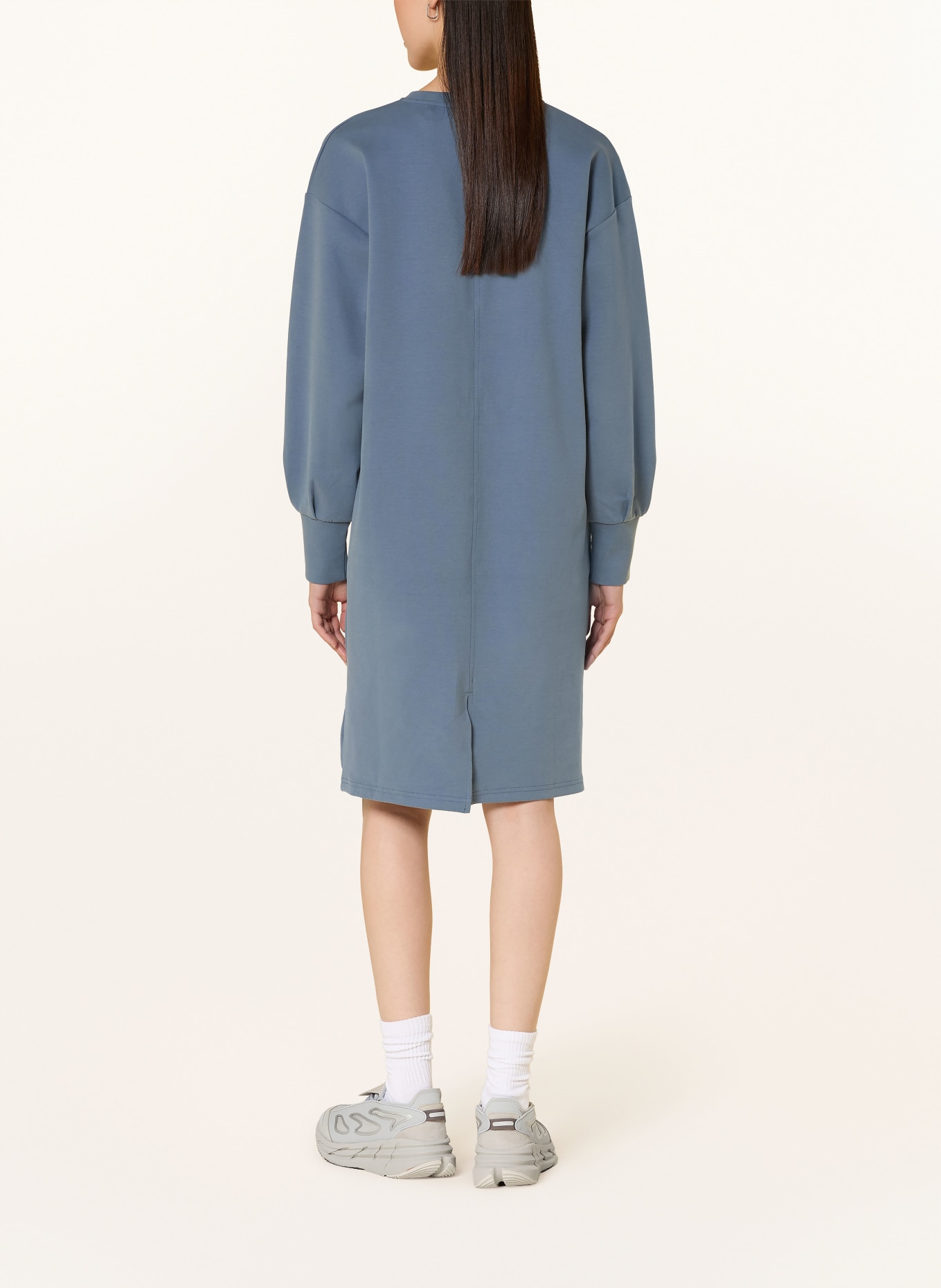 ELBSAND Svetrové šaty YENAS: MODRÁ