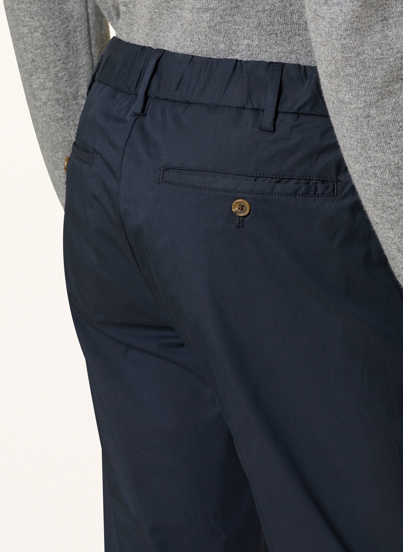 MYTHS Hose Extra Slim Fit: DUNKELBLAU