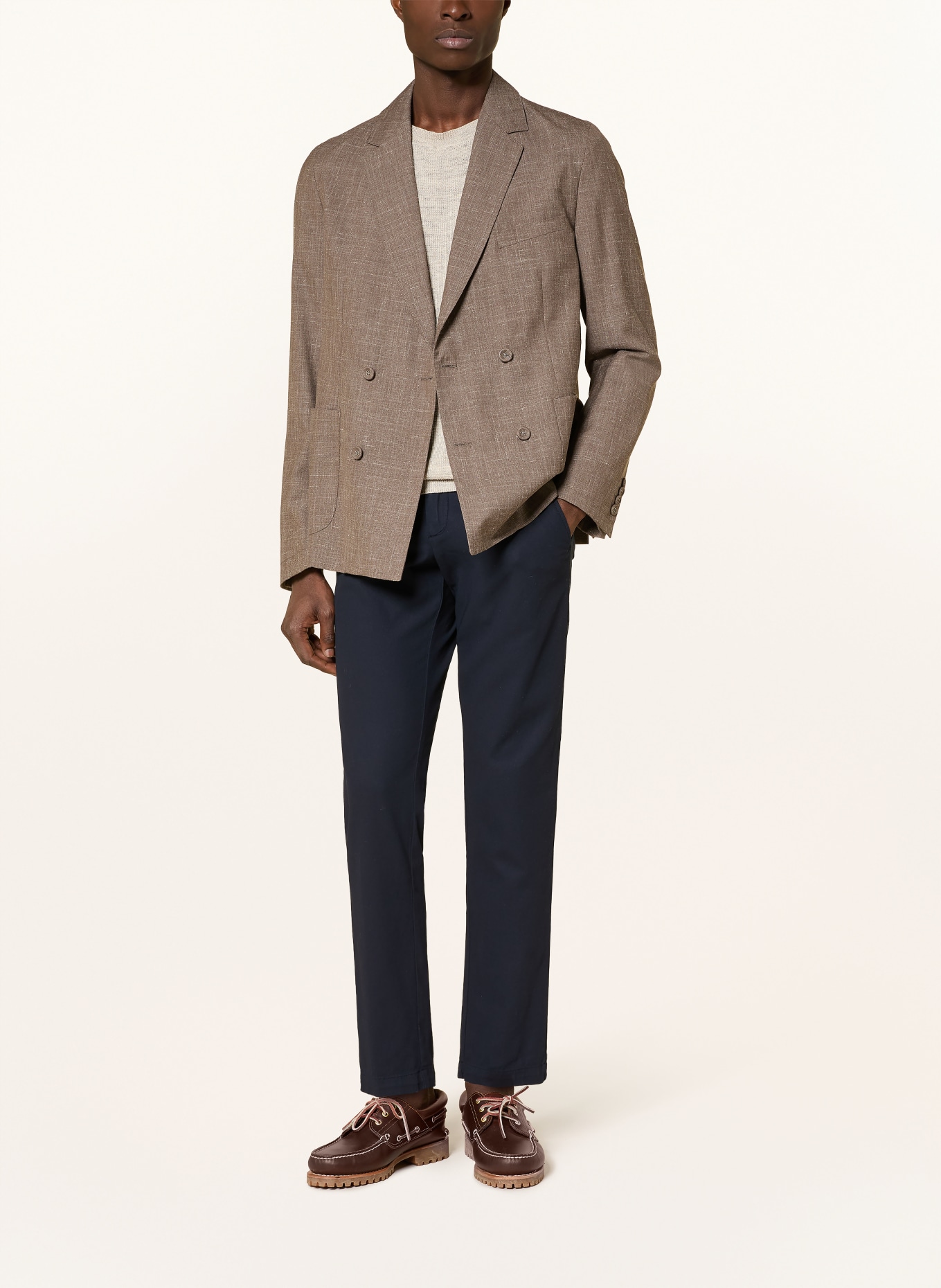 MYTHS Chino APOLLO Extra Slim Fit: DUNKELBLAU