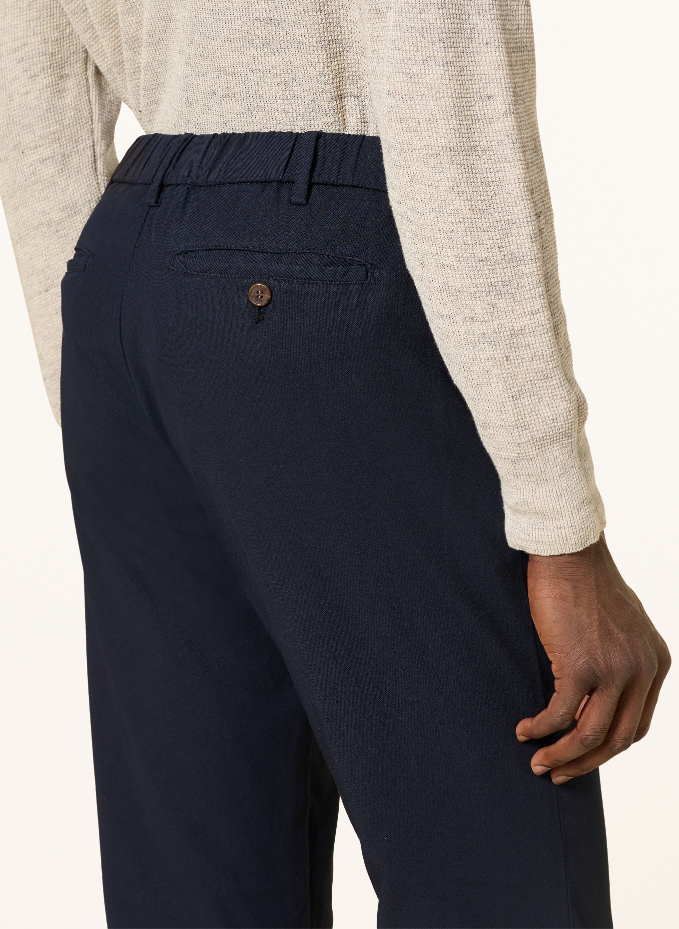 MYTHS Chino APOLLO Extra Slim Fit: DUNKELBLAU