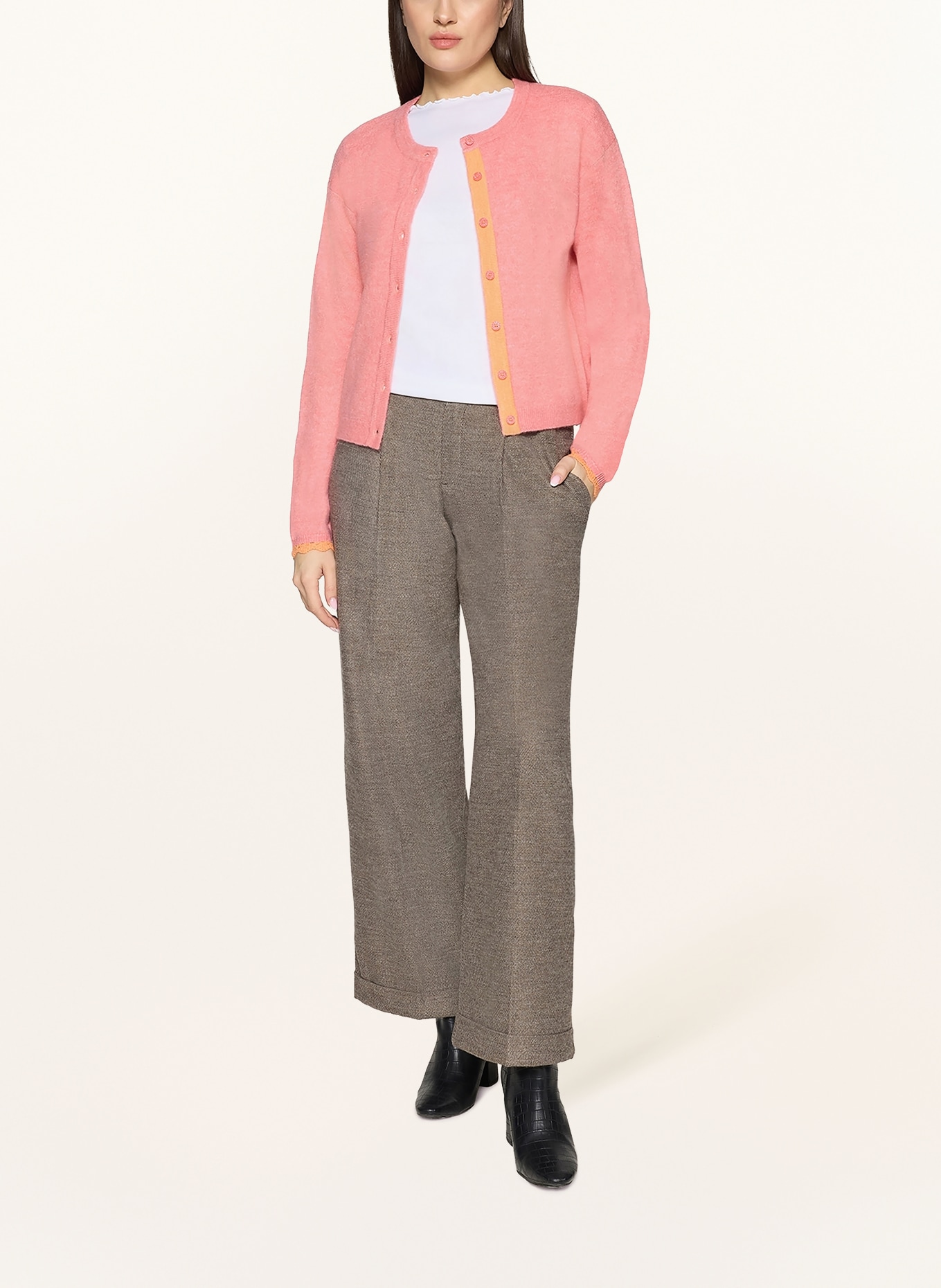 CARTOON svetr: SVĚTLE ČERVENÁ / ORANŽOVÁ