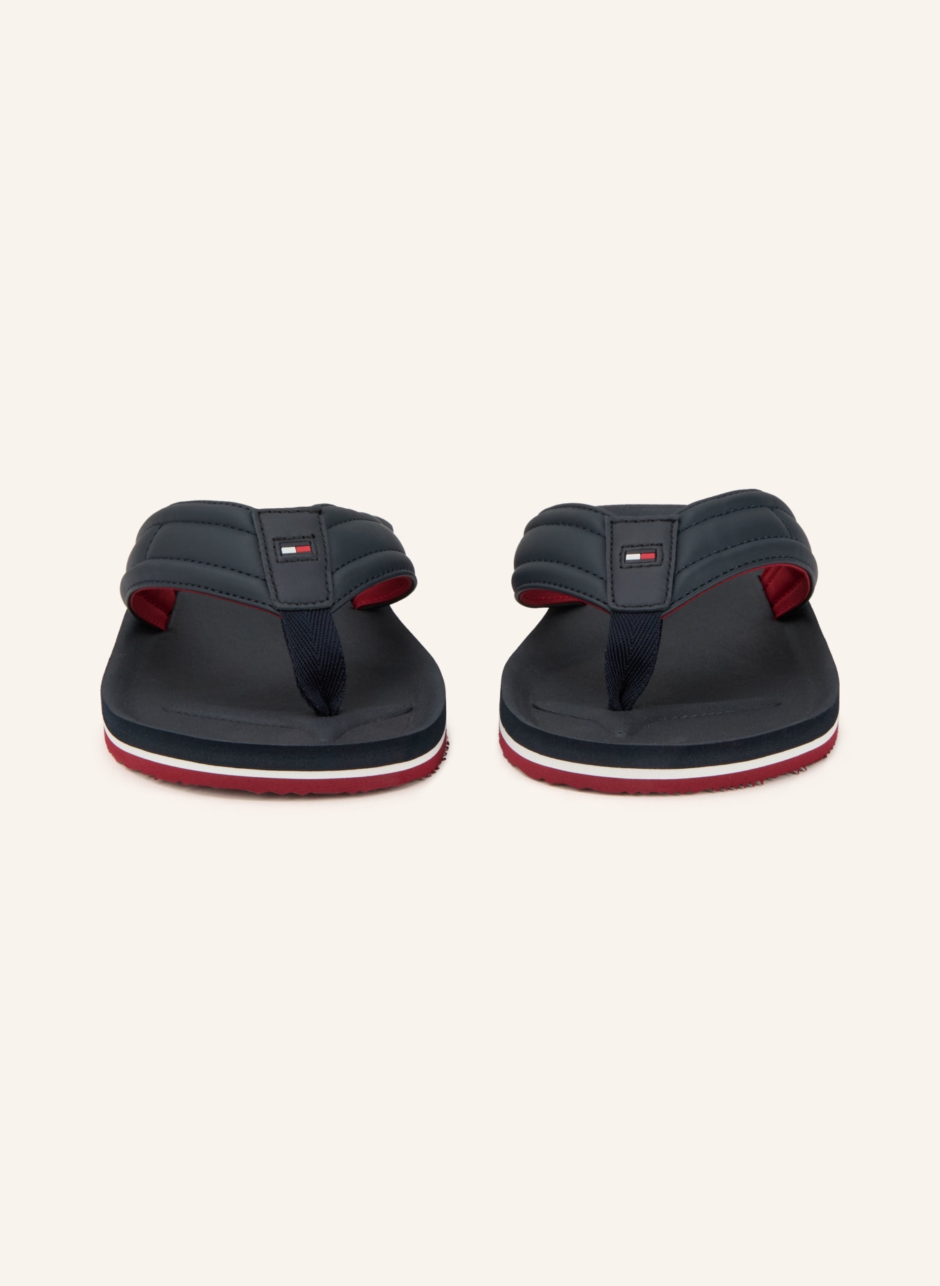 TOMMY HILFIGER Zehentrenner: SCHWARZ