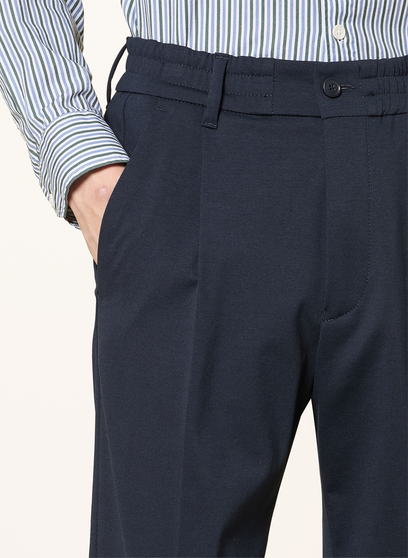 DRYKORN Anzughose CHASY Regular Fit mit verkürzter Beinlänge: 3000 blau