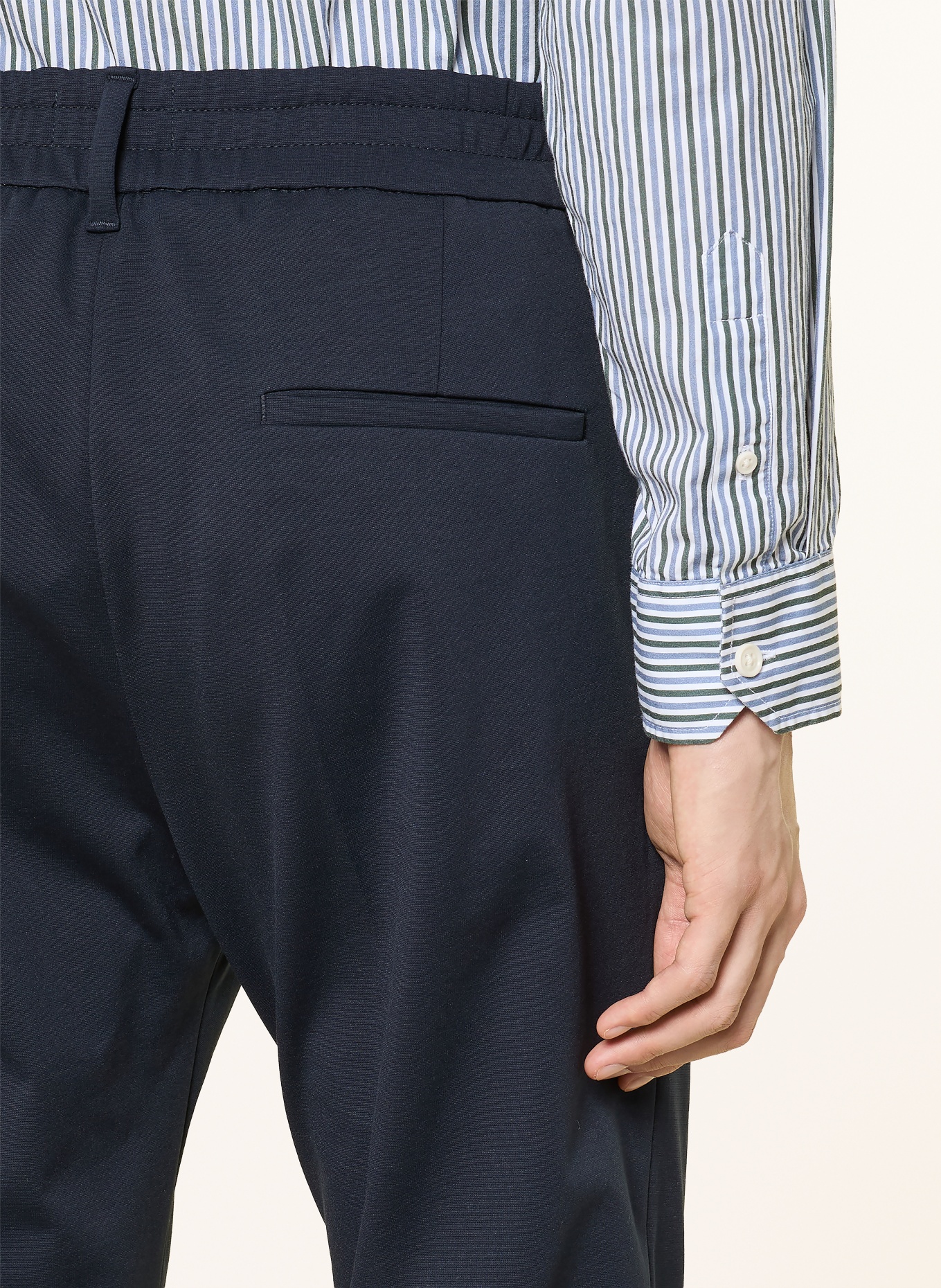 DRYKORN Anzughose CHASY Regular Fit mit verkürzter Beinlänge: 3000 blau