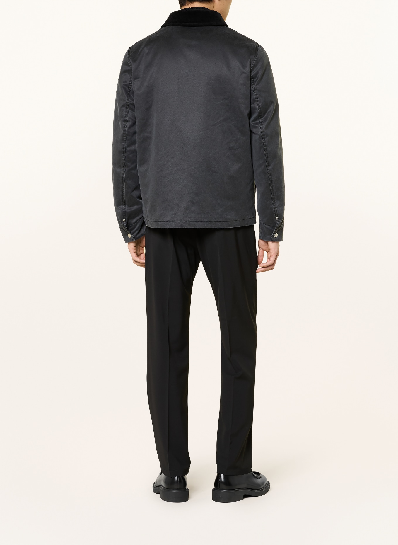 DRYKORN Hose LEEK Regular Fit: SCHWARZ