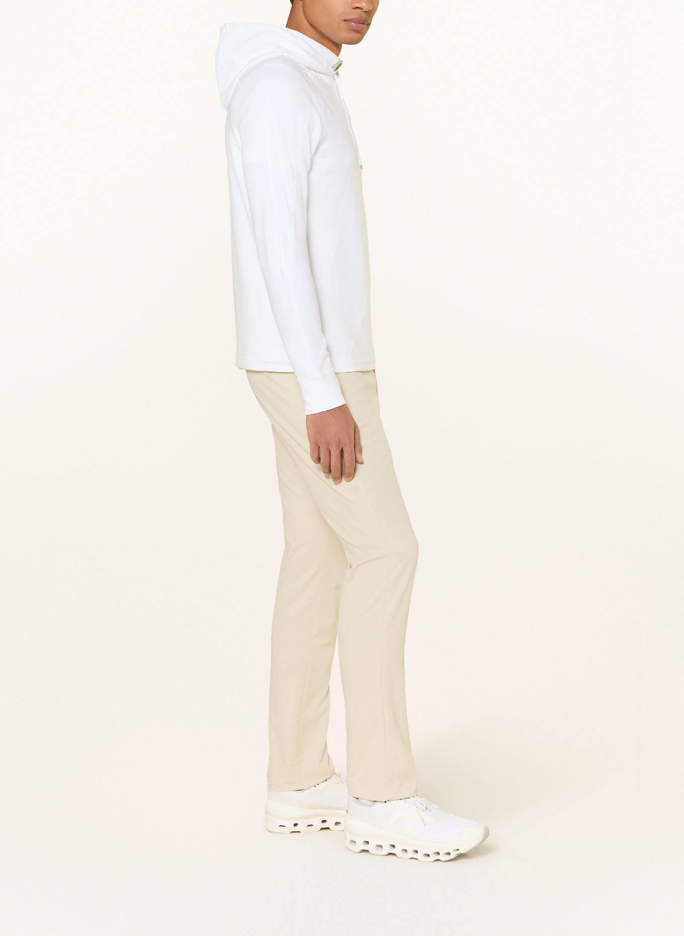 RLX RALPH LAUREN mikina s kapucí: BÍLÁ