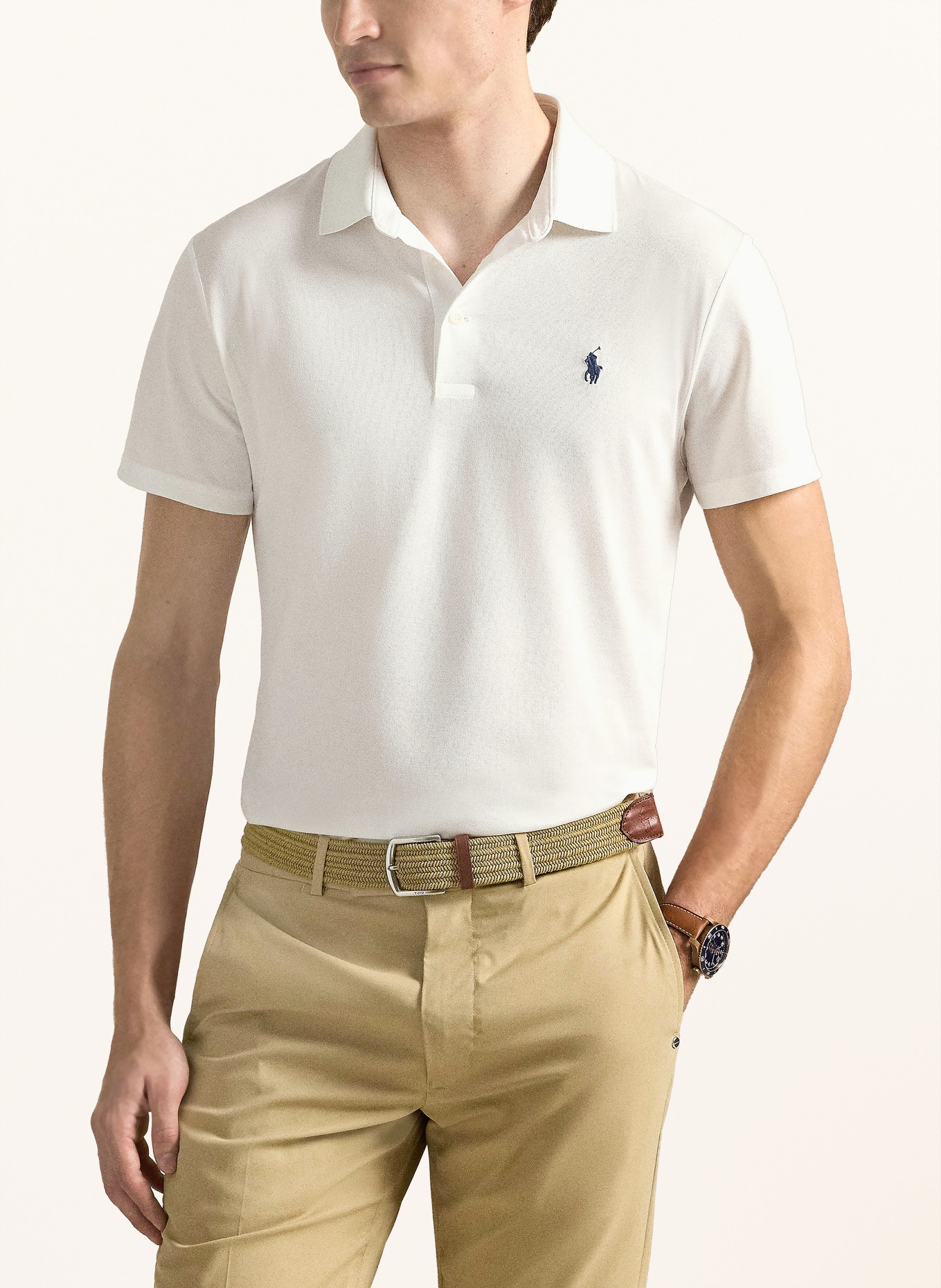 RLX RALPH LAUREN Funkční polokošile: BÍLÁ