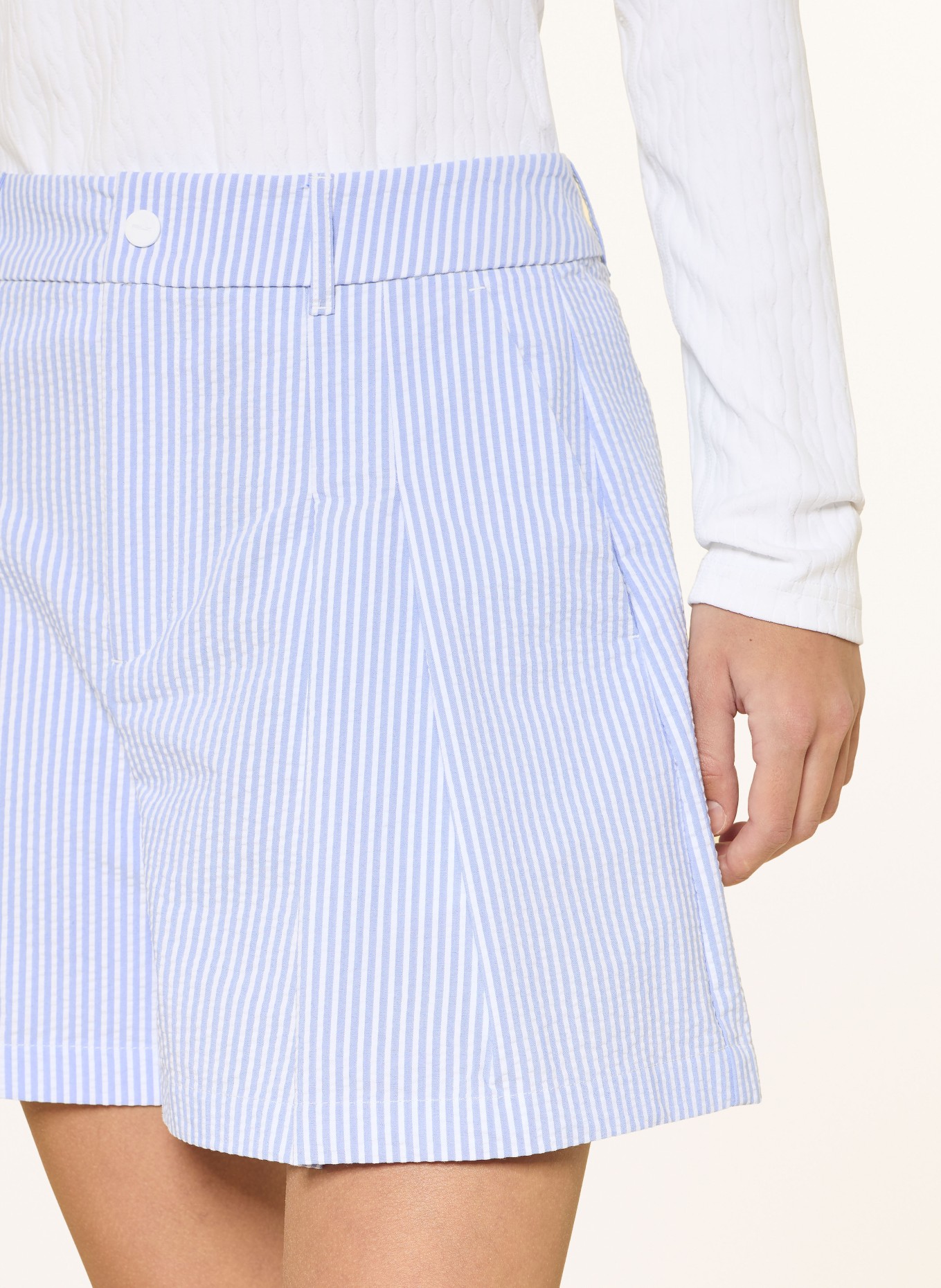RLX RALPH LAUREN Golfshorts: WEISS / HELLBLAU