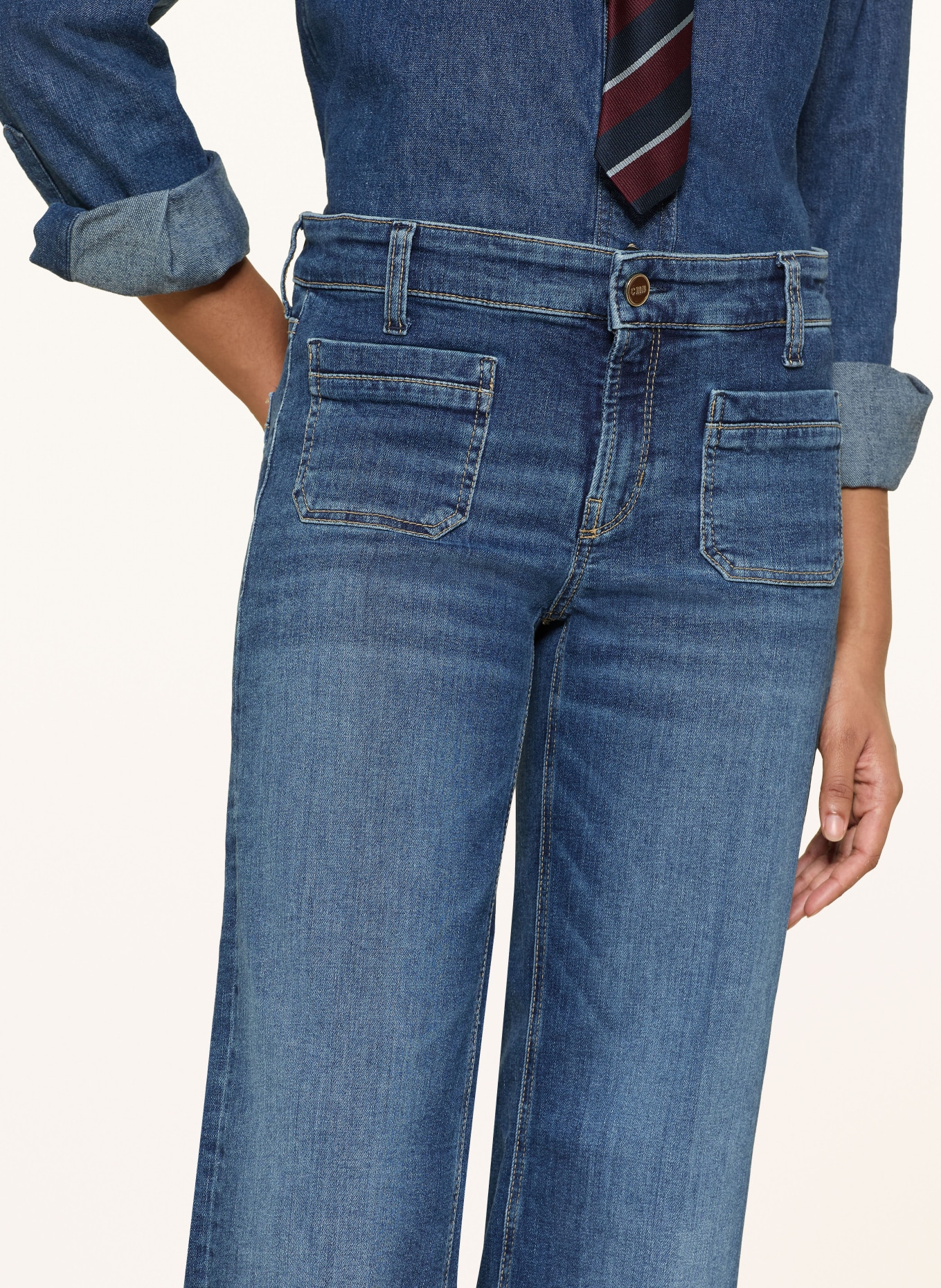 CAMBIO Wide Leg Jeans TESS: 5243 summer glam used