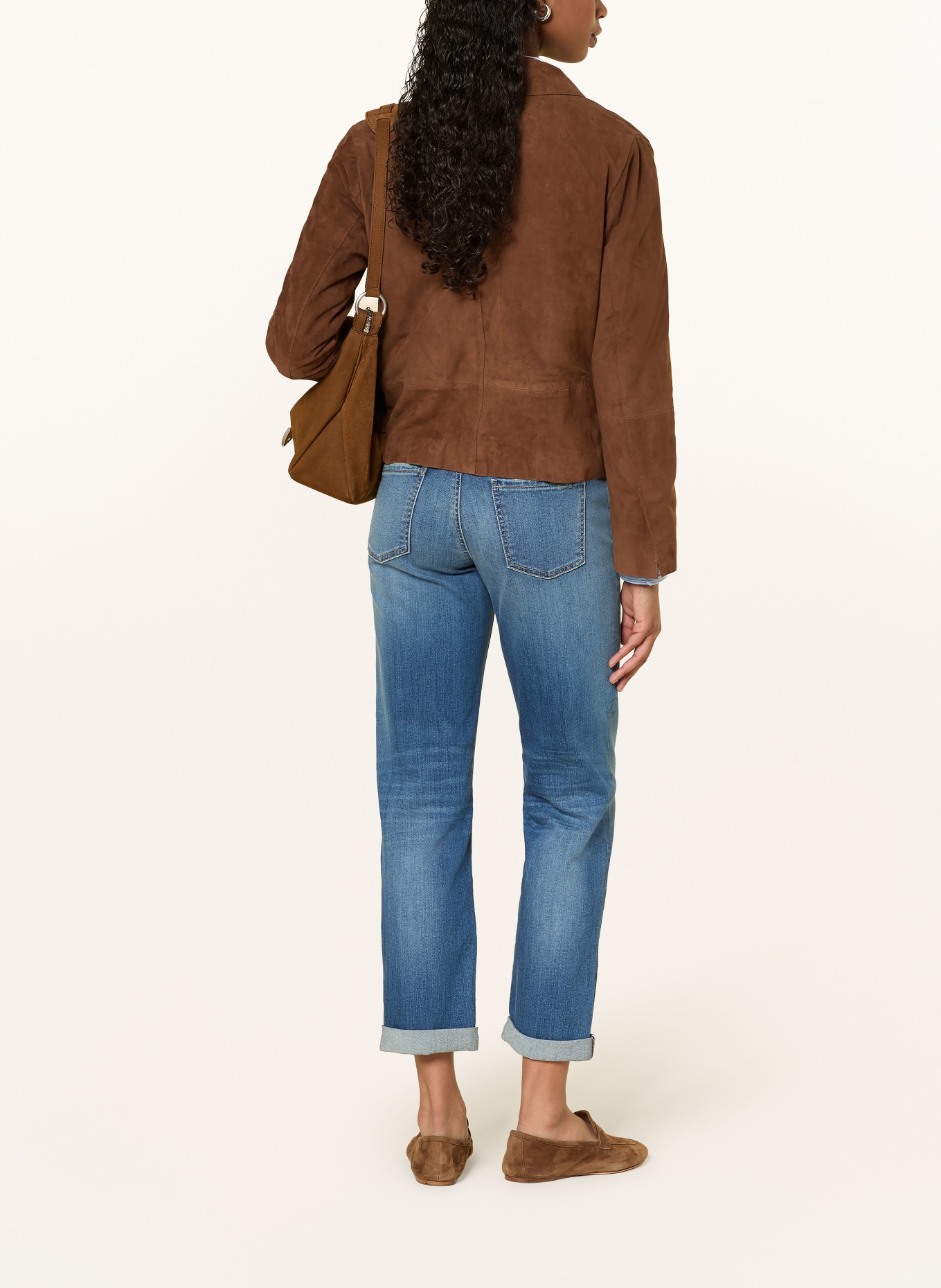 CAMBIO Carrot-Fit Jeans Pearlie: 5187 light cozy used