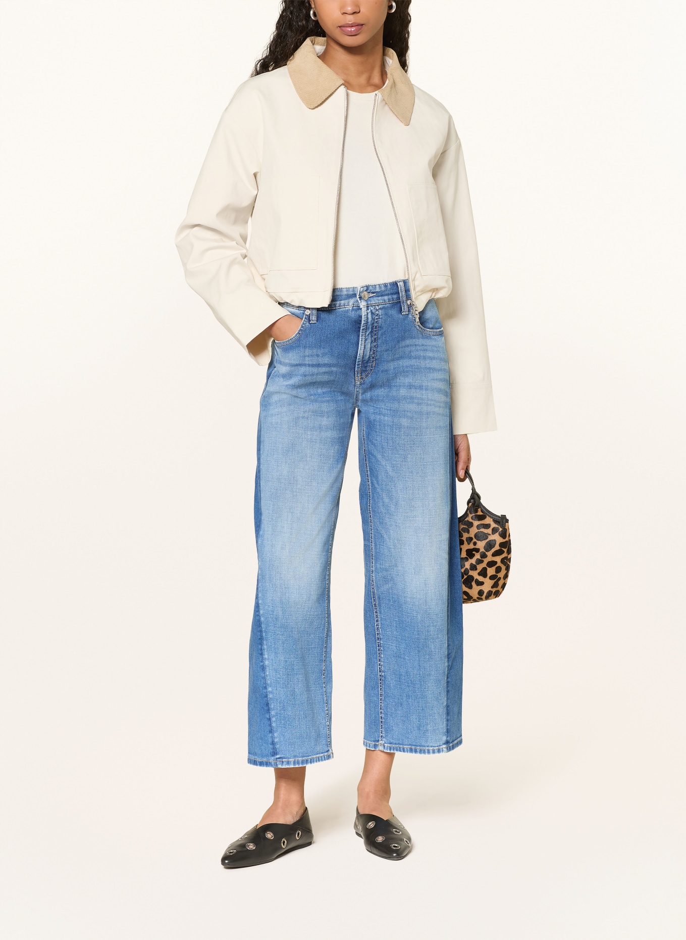 CAMBIO Džíny Barrel ORIA: 5201 lefthand patched