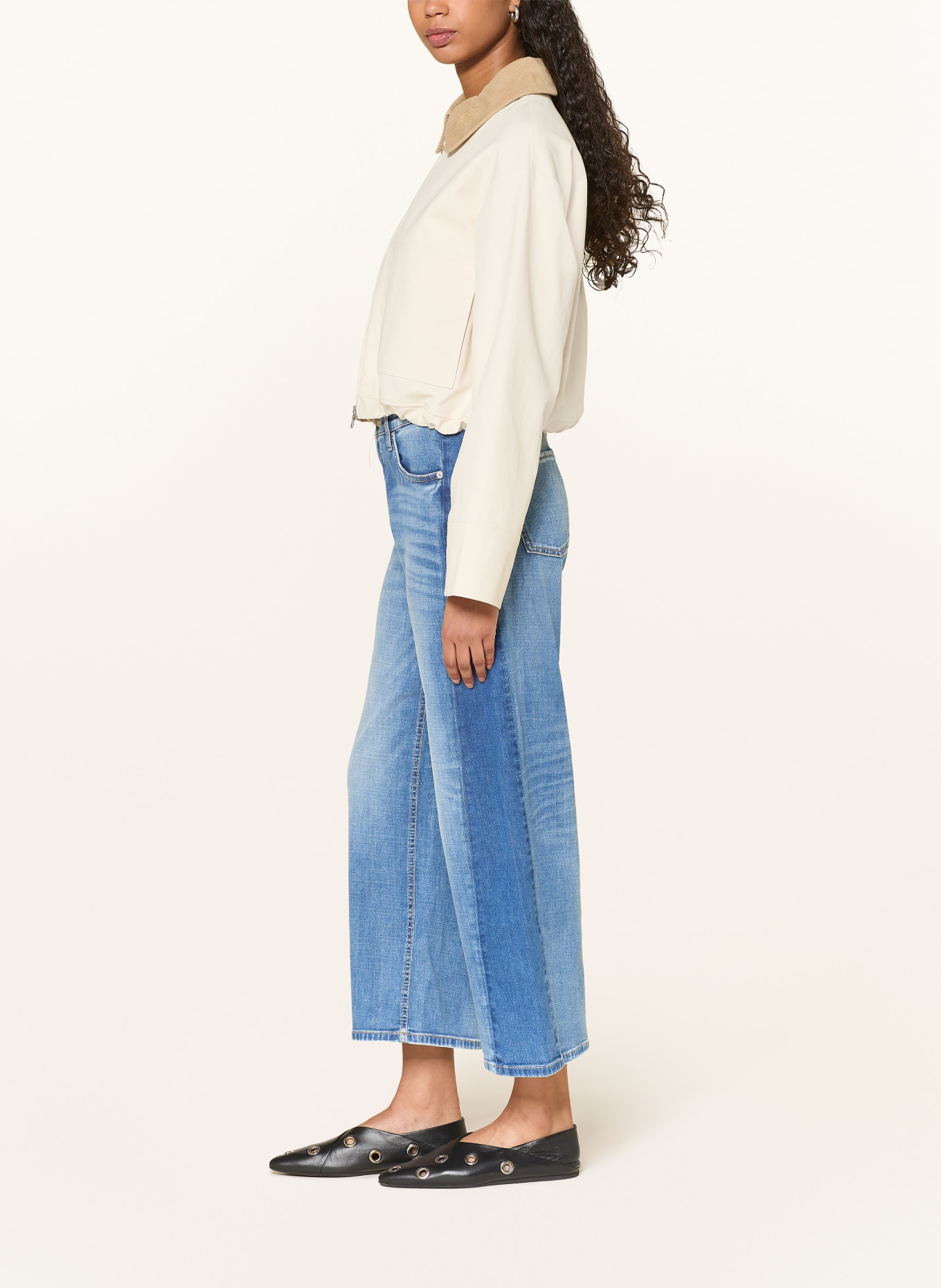 CAMBIO Džíny Barrel ORIA: 5201 lefthand patched