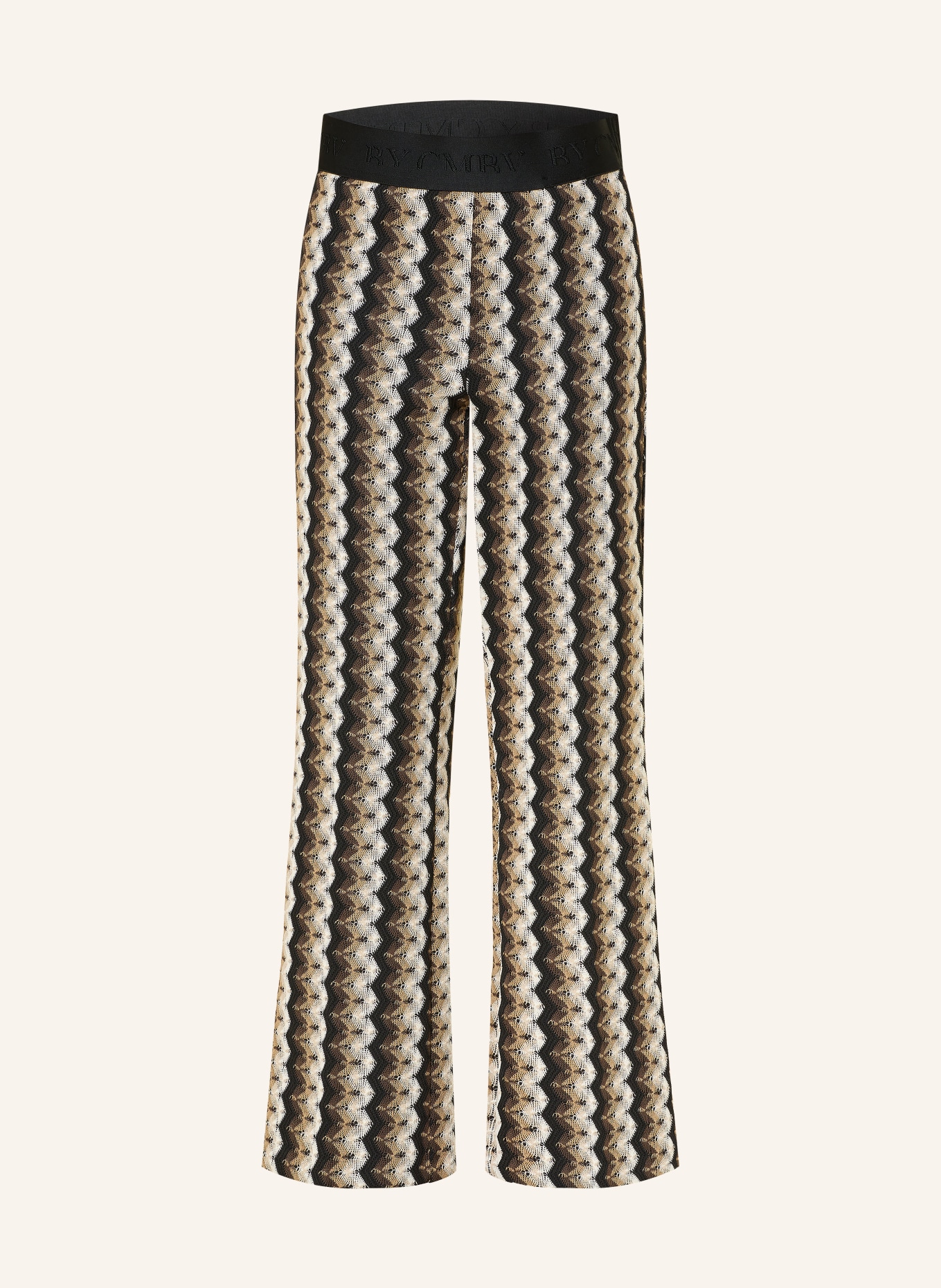 CAMBIO Häkelhose FAITH: SCHWARZ / BRAUN / CREME