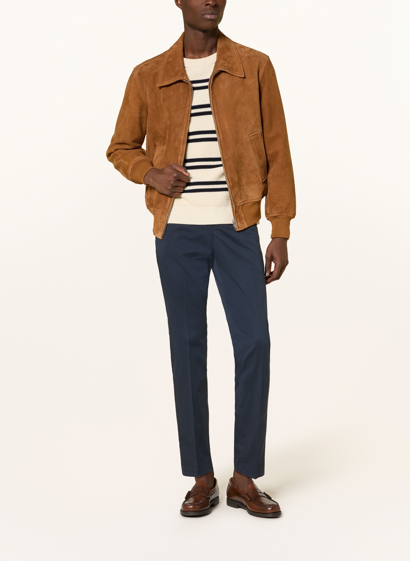 PT TORINO Chino Master Fit: DUNKELBLAU