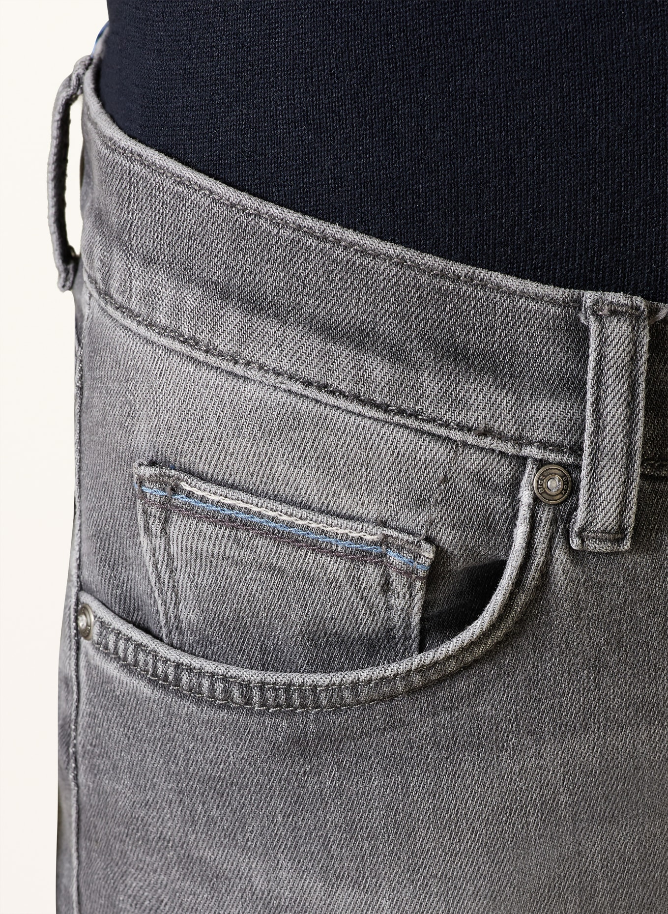 BRAX Jeans CLINT Regular Fit: 07 GREY STEEL USED