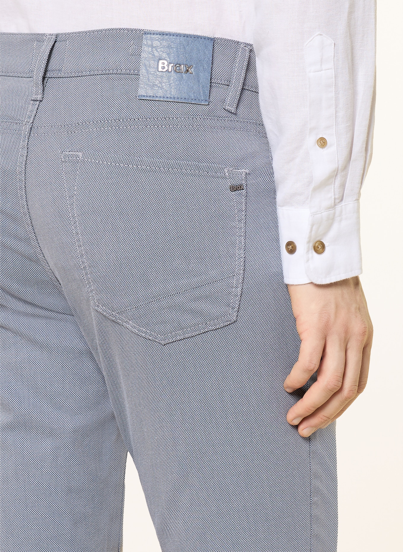 BRAX Chino CHUCK Modern Fit: 25 SMOKE BLUE